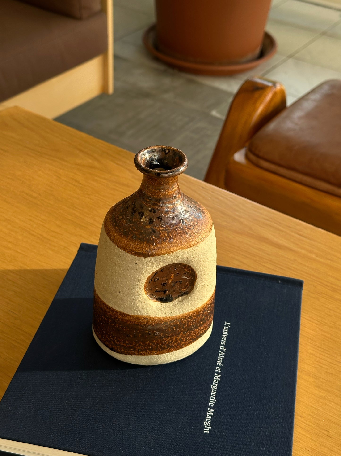 Studio Ceramic Bottle by Per Engström - Denmark, 1970's