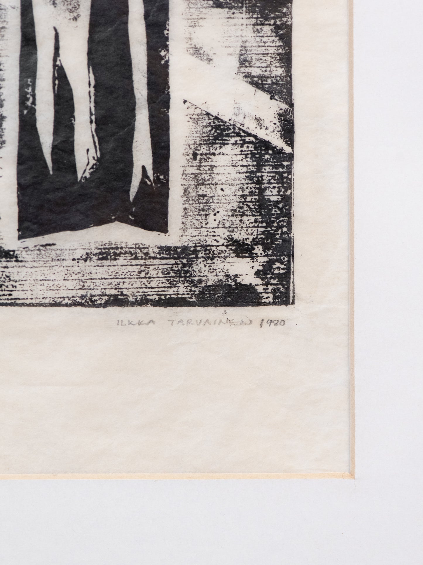 Limited Edition Woodcut Print by Ilkka Tarvainen (1980)