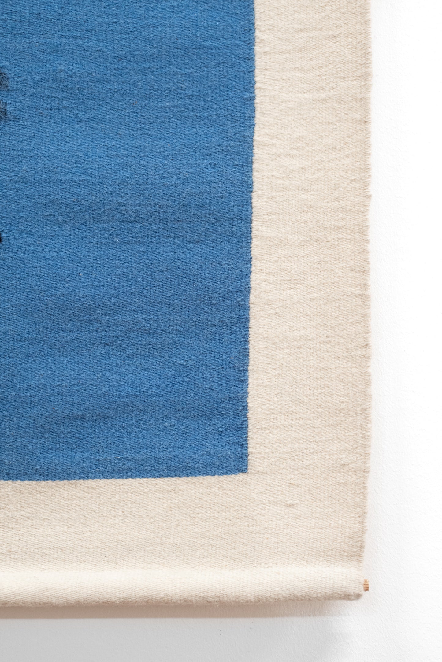 Unique Woven Wool Art Tapestry by Kari Walden – Finland, 1980's