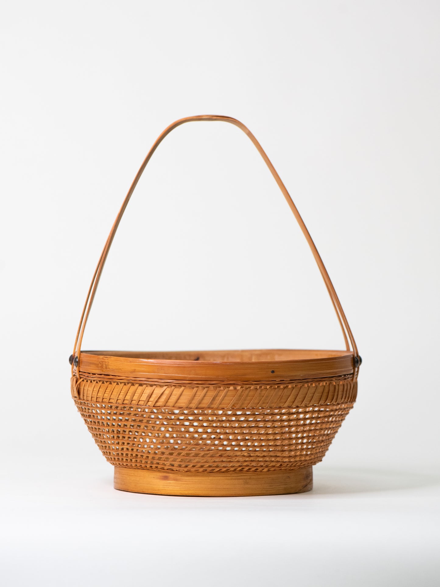 Vintage Rattan Basket