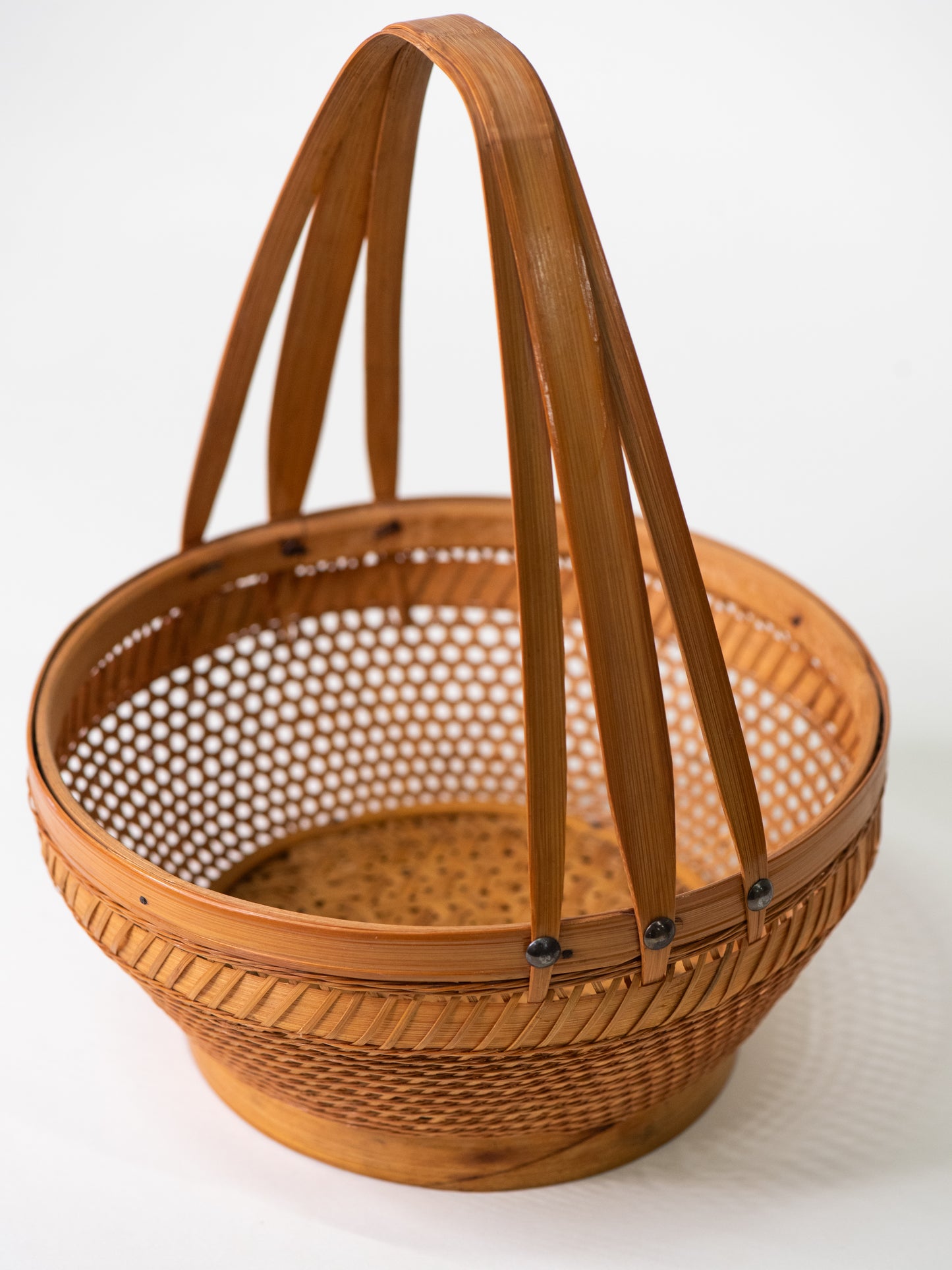 Vintage Rattan Basket