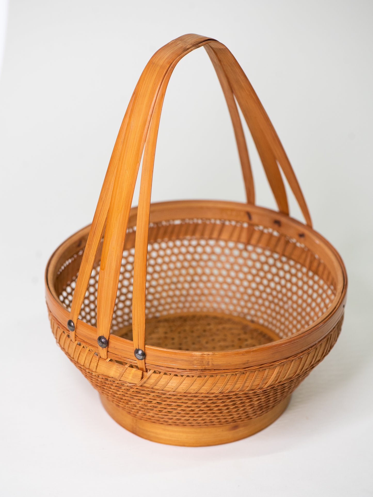 Vintage Rattan Basket