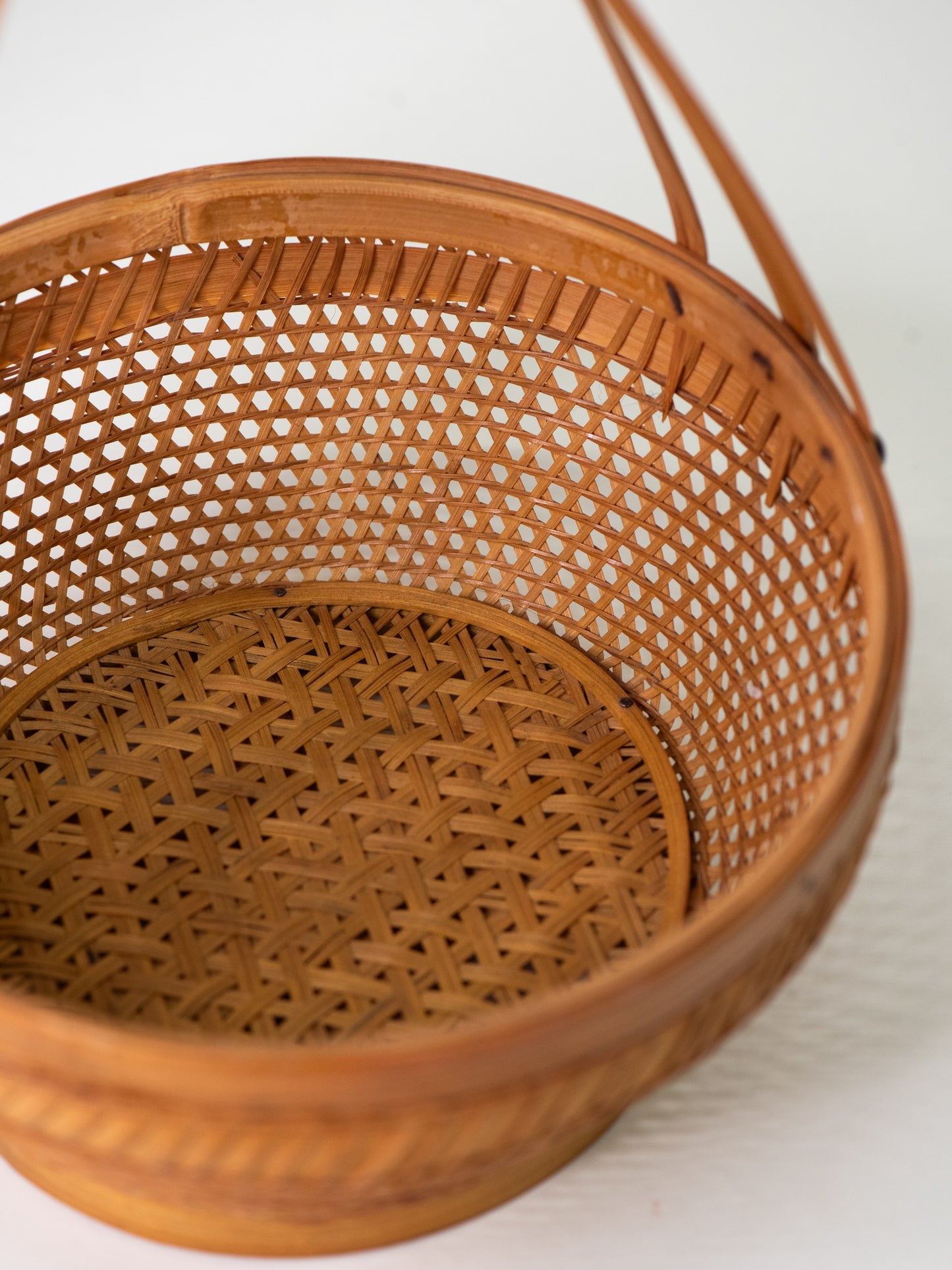 Vintage Rattan Basket