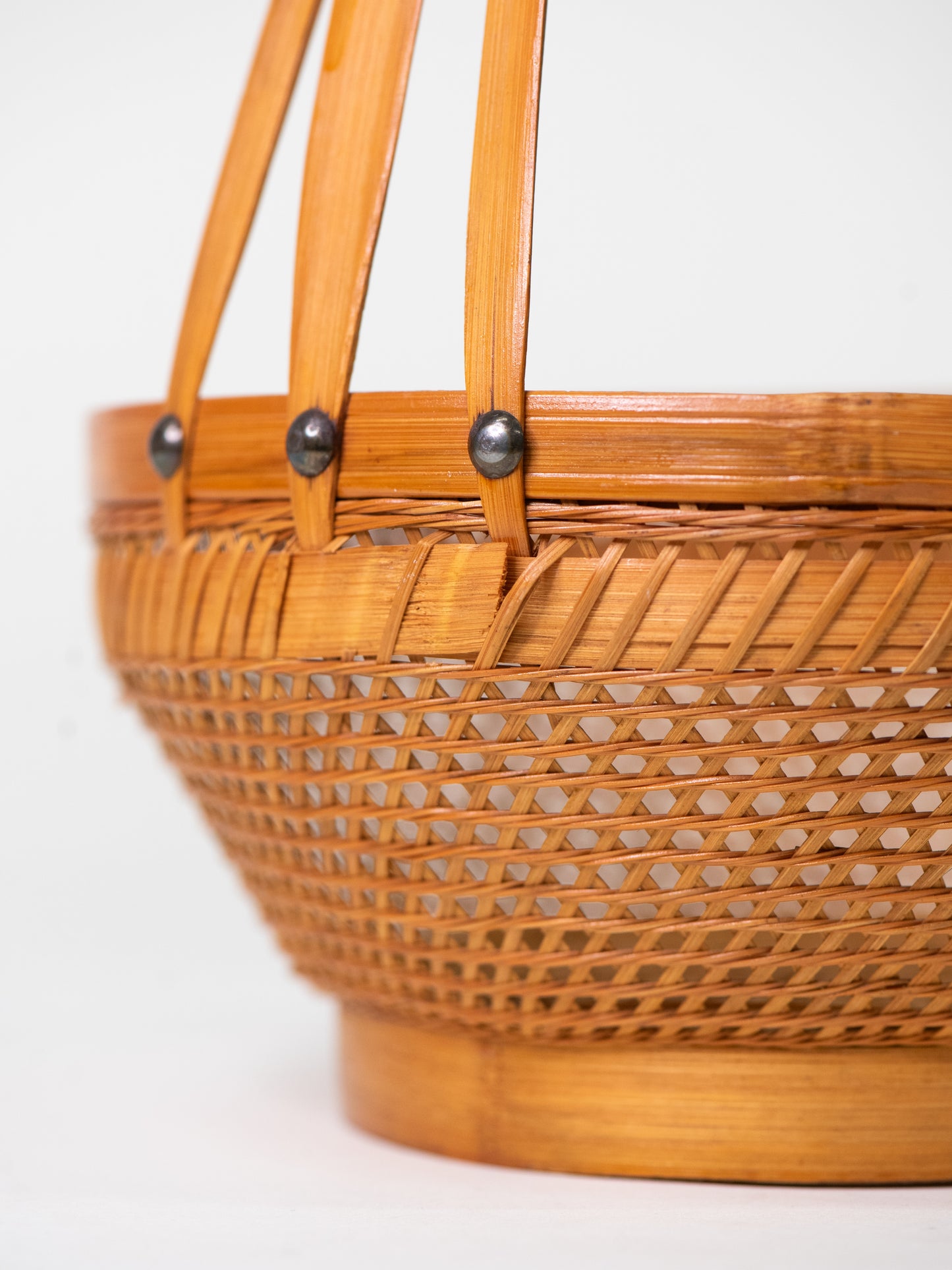 Vintage Rattan Basket