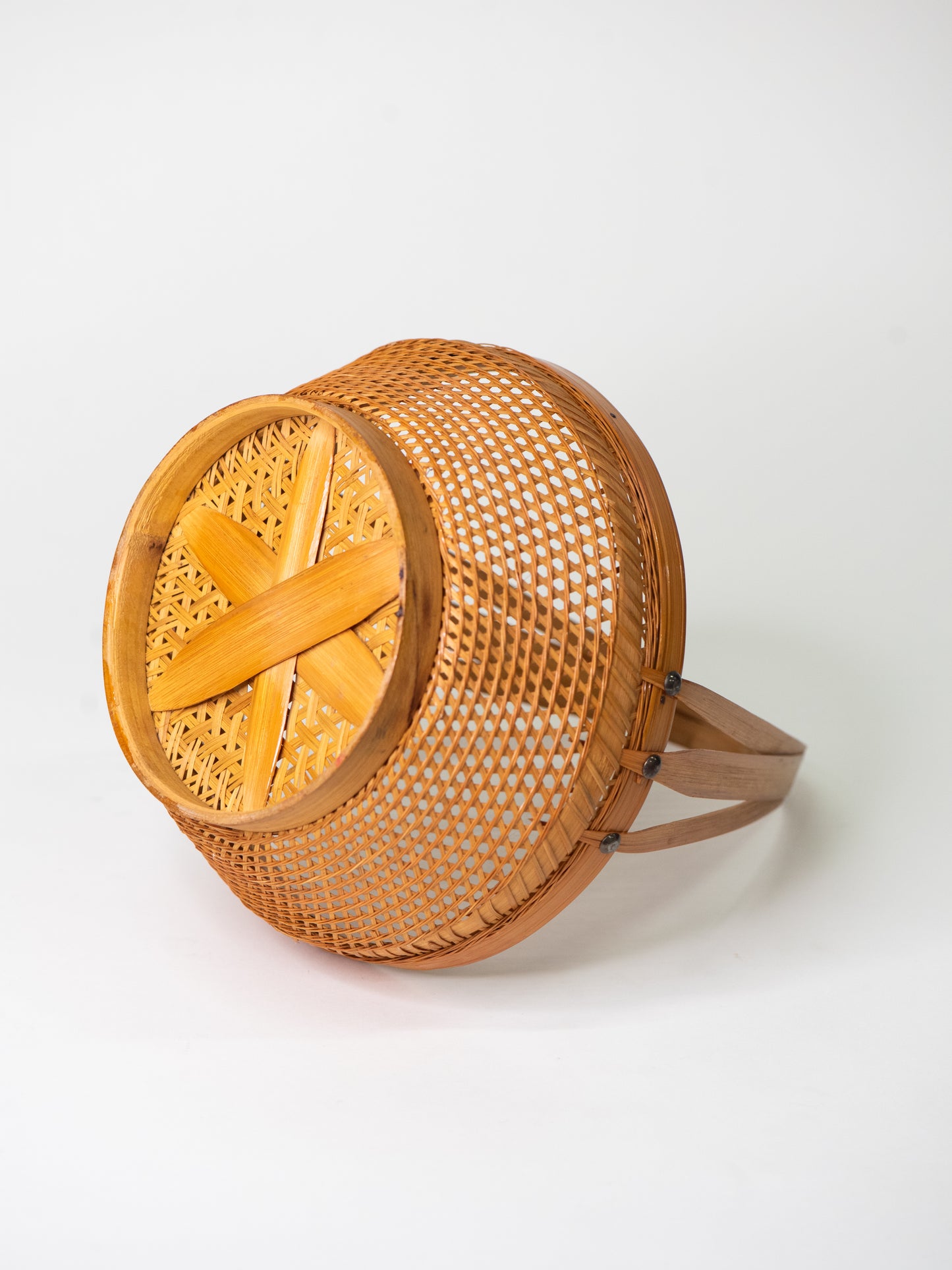 Vintage Rattan Basket