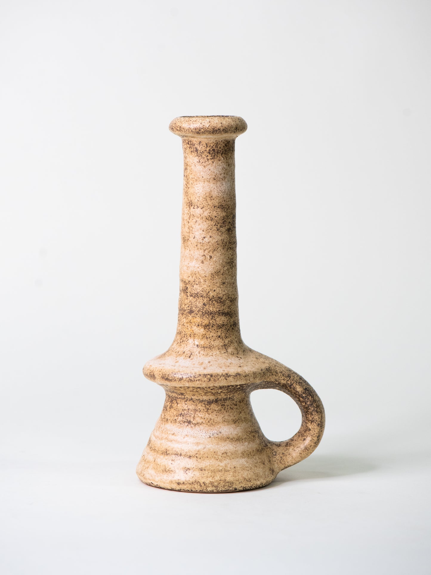 Vintage Ceramic Jug 1960's Dutch Fat Lava Pottery