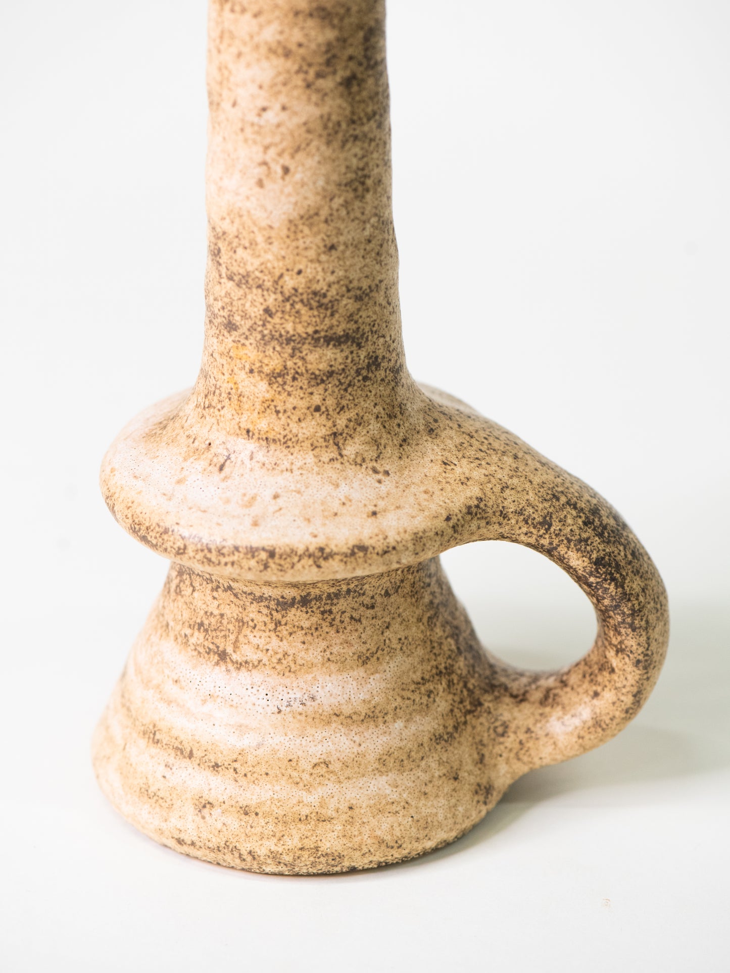Vintage Ceramic Jug 1960's Dutch Fat Lava Pottery
