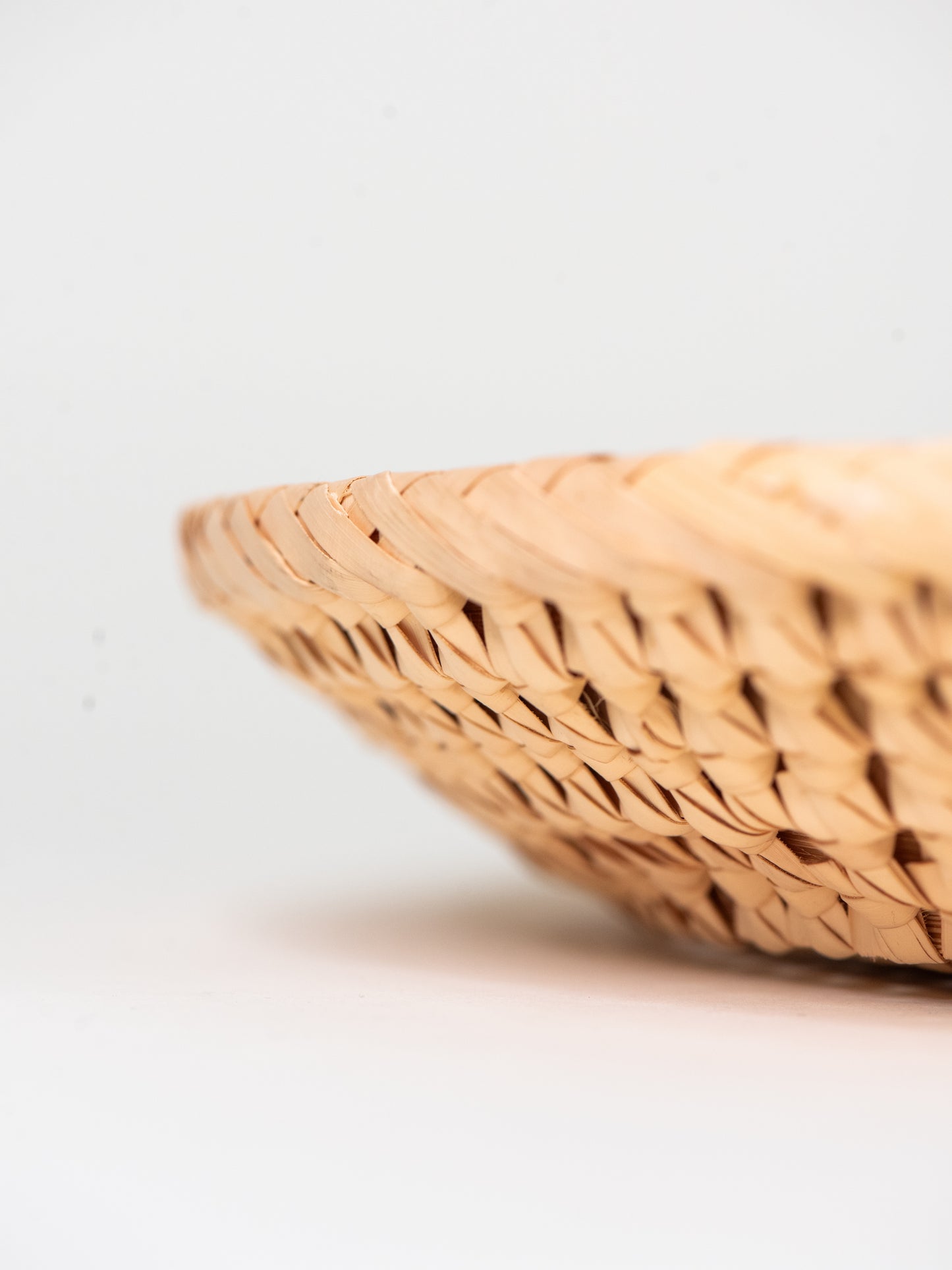 Vintage Woven Straw Bowl
