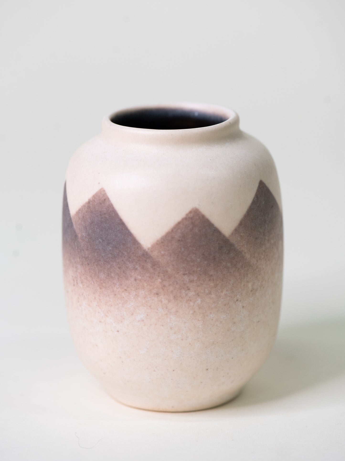 Small Mid-Century Vase with Geometric Pattern