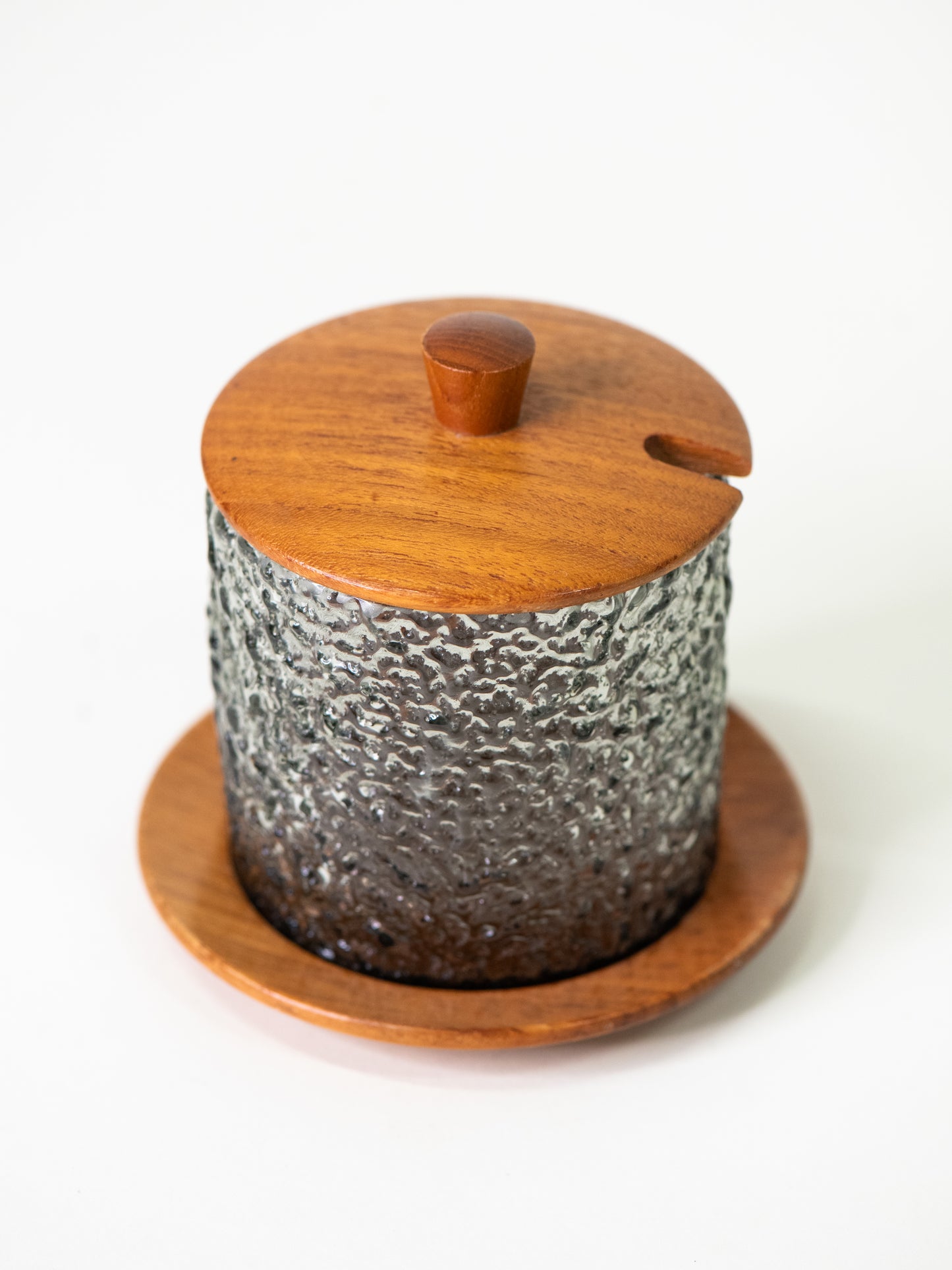 Vintage Teak Jar by Karl Holmberg 1970's Sweden