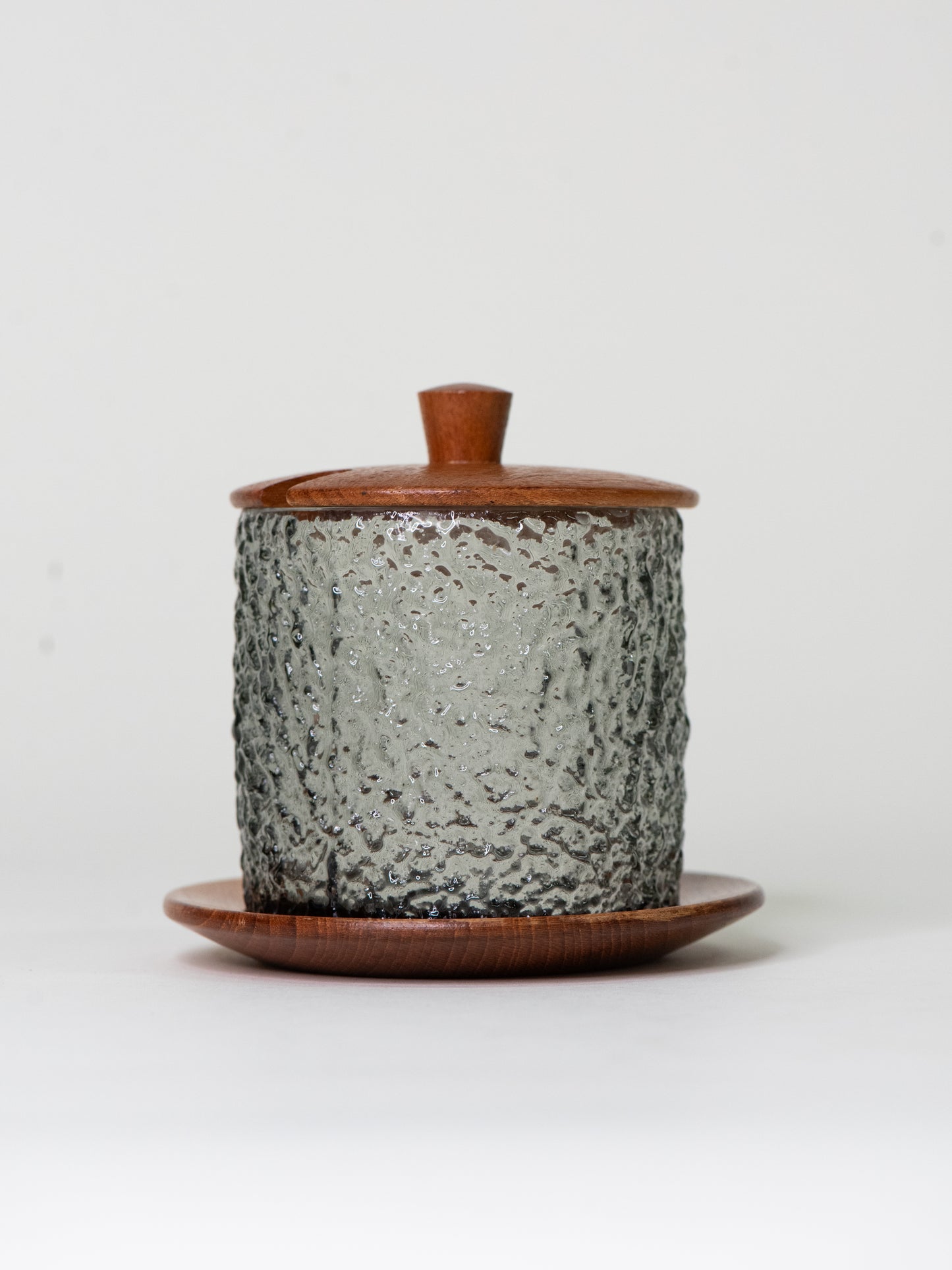 Vintage Teak Jar by Karl Holmberg 1970's Sweden