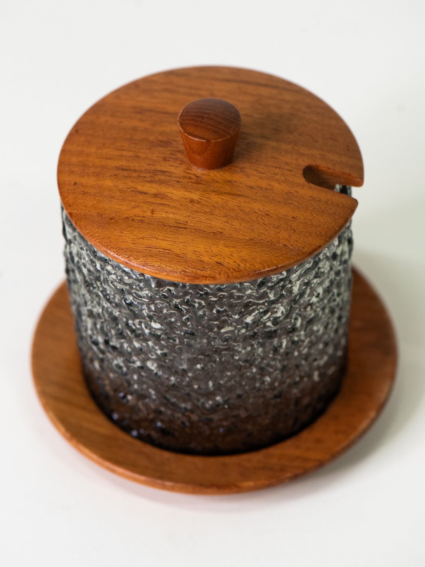 Vintage Teak Jar by Karl Holmberg 1970's Sweden