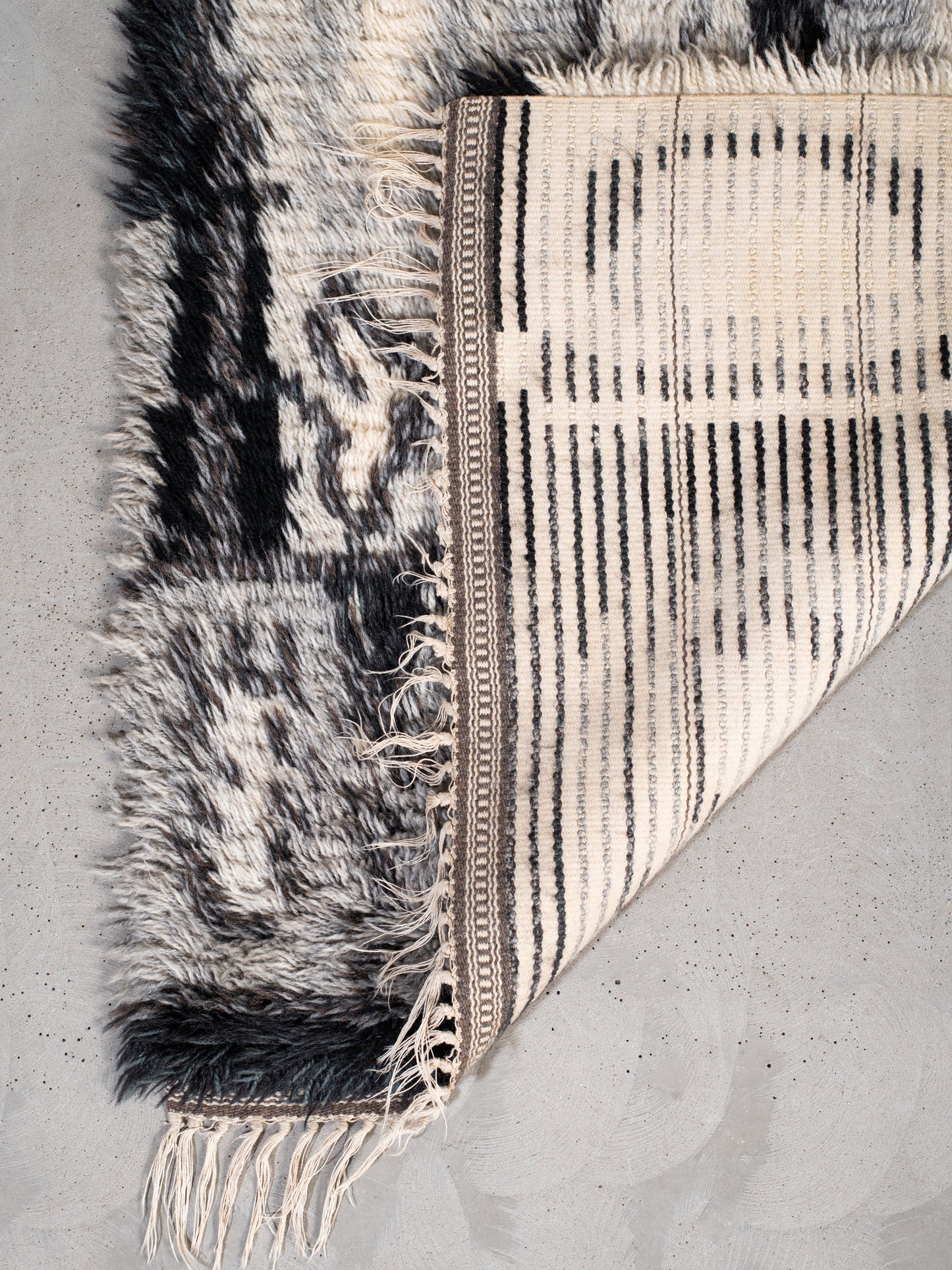 ‘Labyrint’ Rya Rug by Ingrid Sterling for Marks Rya - Sweden 1969