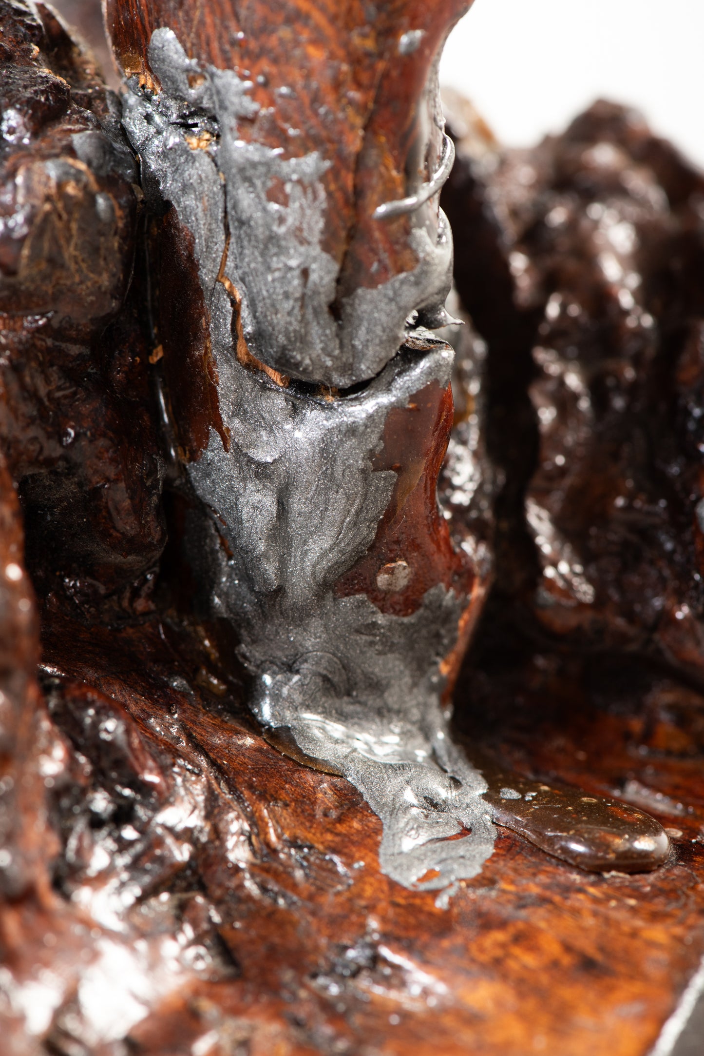 Mid-Century Folk Art Root Stool