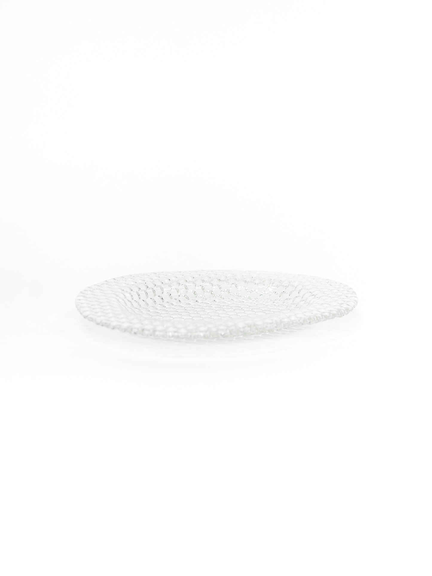 Glass Art Plate by Tauno Wirkkala for Muurla - Finland, 1970's