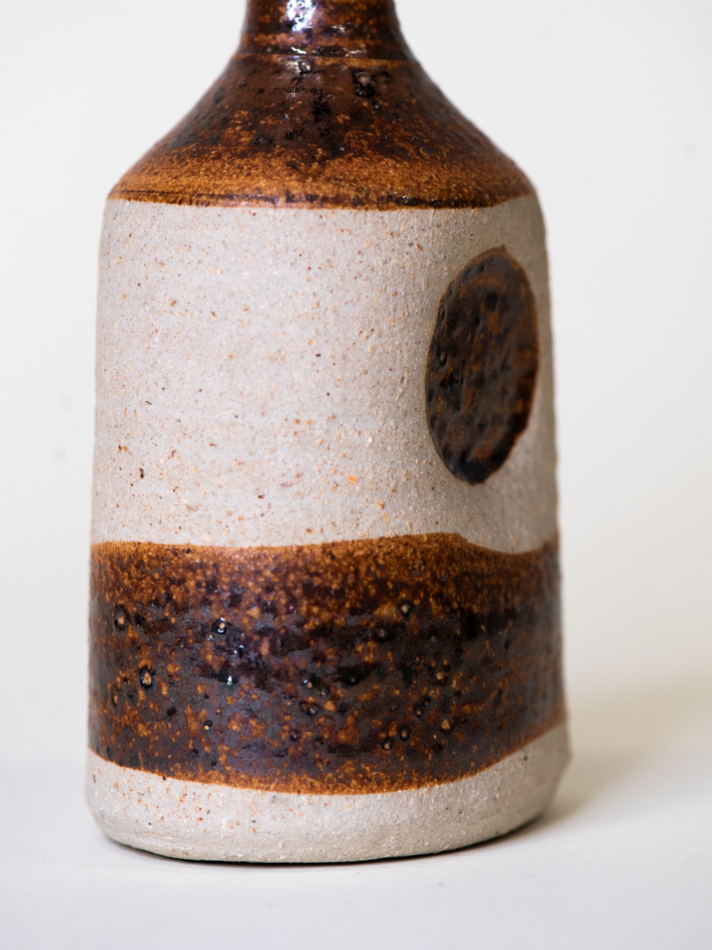 Studio Ceramic Bottle by Per Engström - Denmark, 1970's