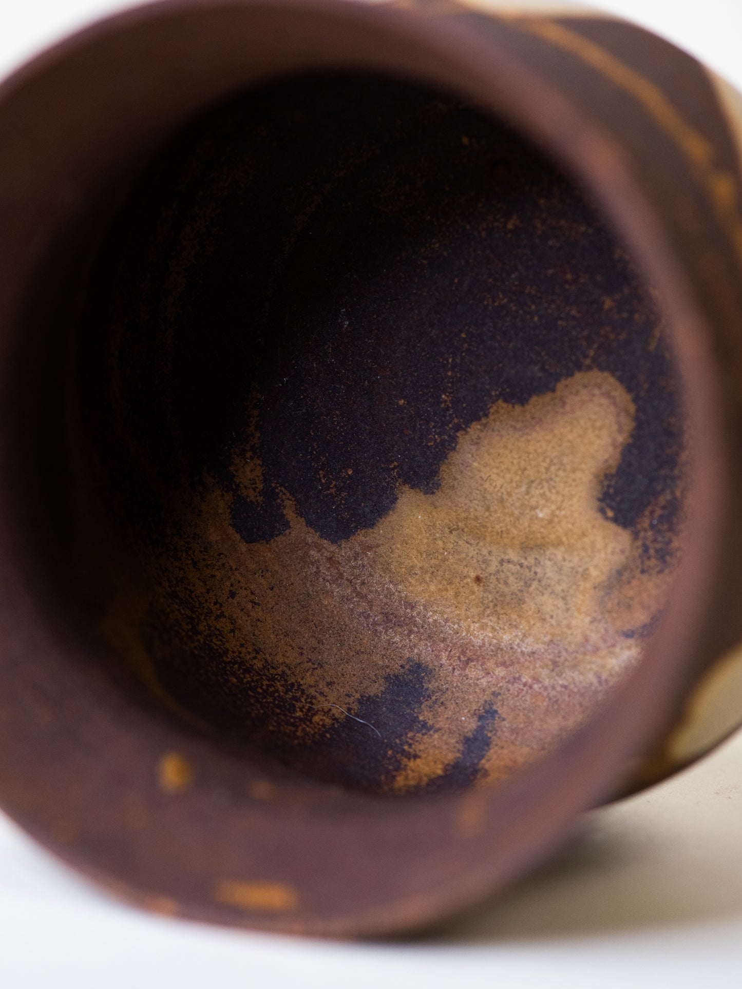 Signed Studio Pot in Volcanic Glaze – Finland, 1970's