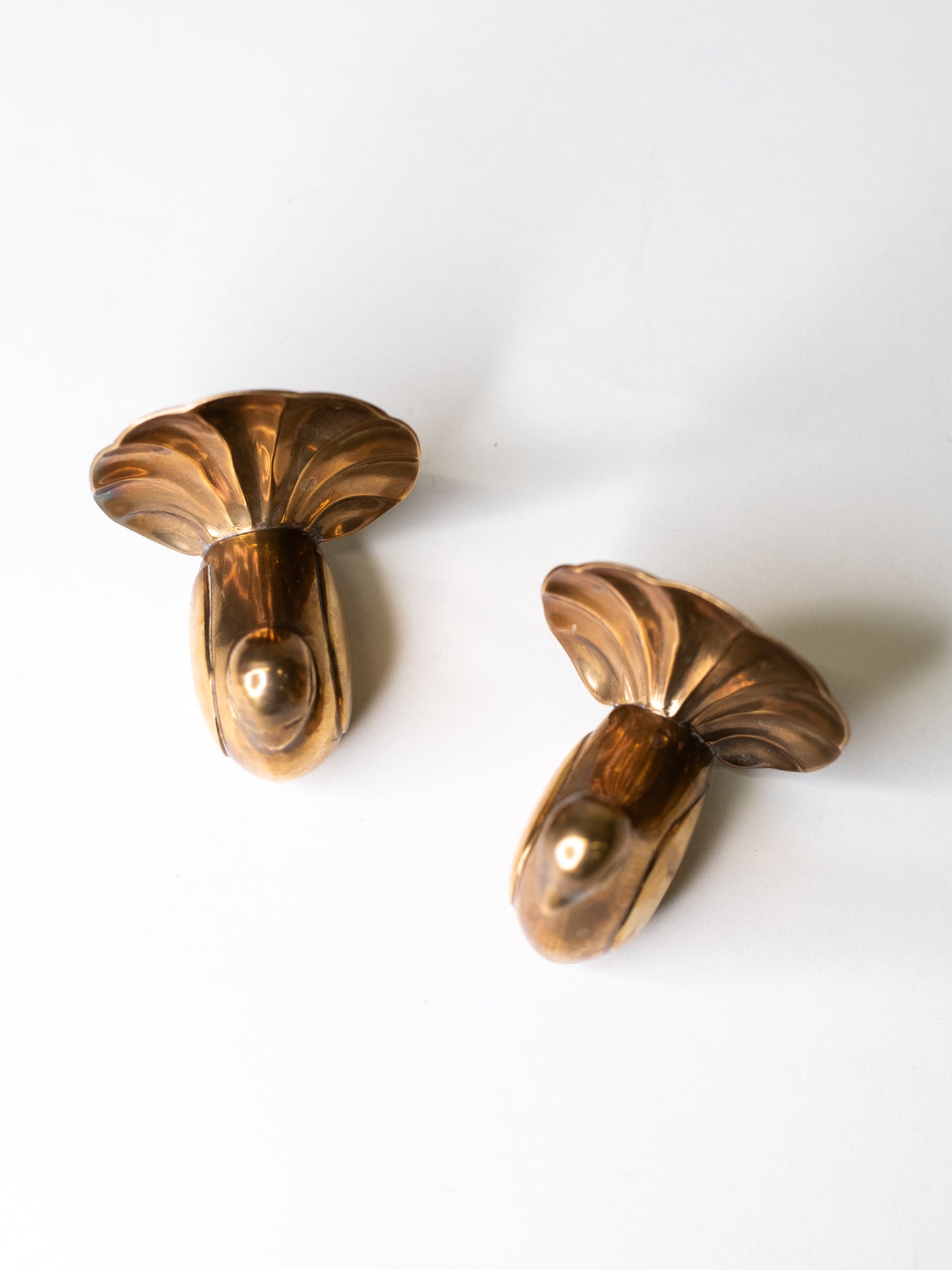 Pair of Brass Bird Figurines – West Germany, 1970's