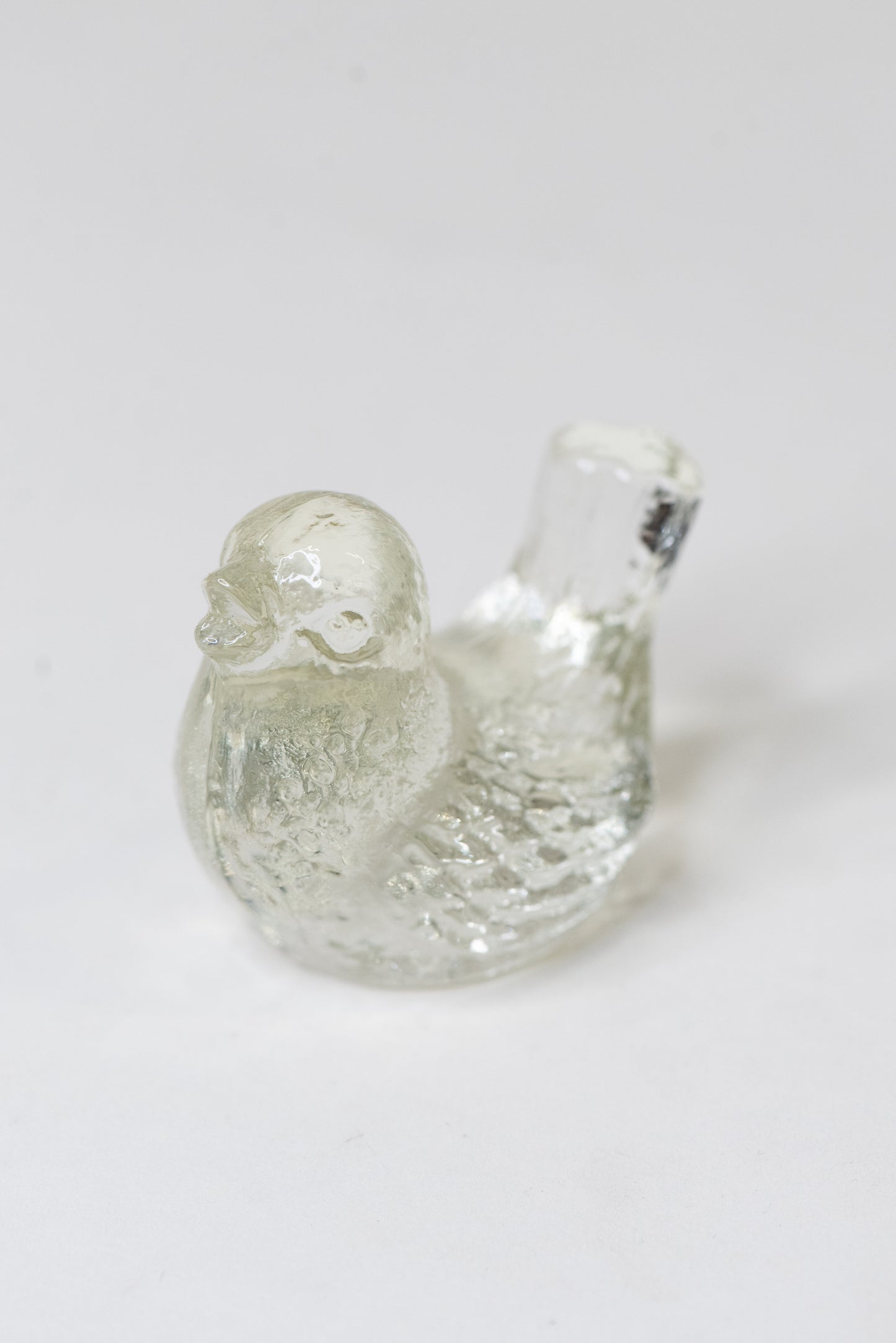 Glass Bird from Vessière à Baccarat – France, 1970s