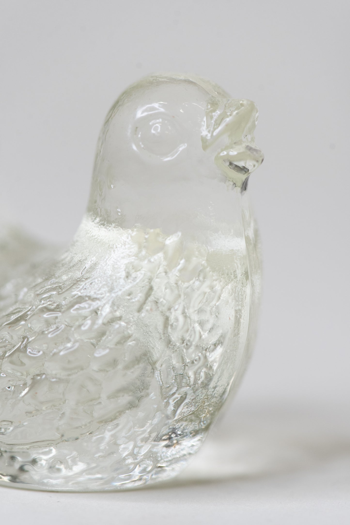 Glass Bird from Vessière à Baccarat – France, 1970s