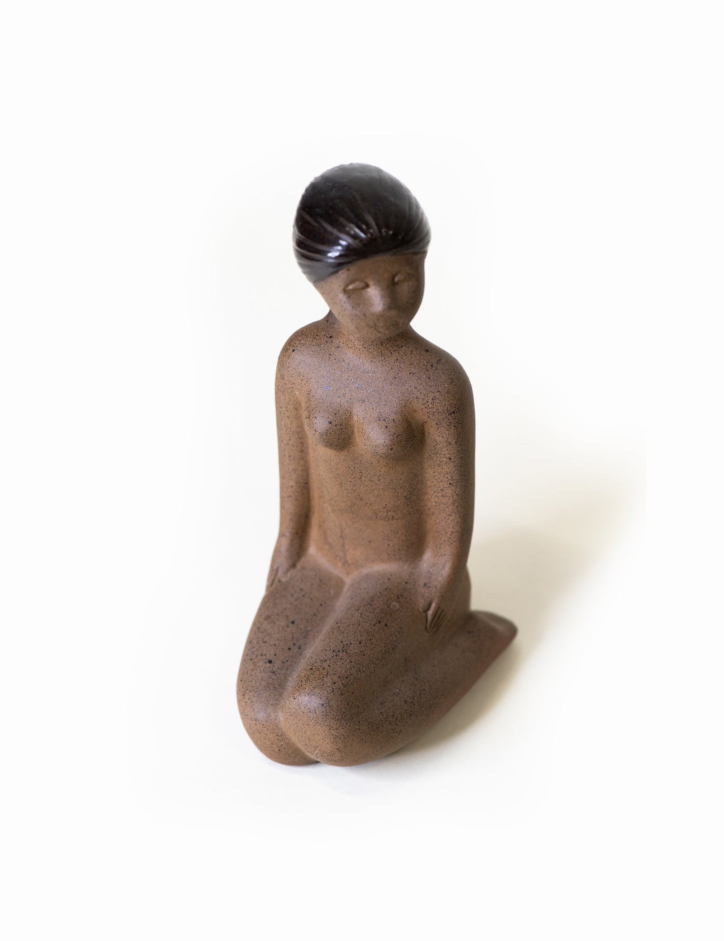 Vintage Mid-Century Kneeling Figure by TEKT - USSR, 1960s
