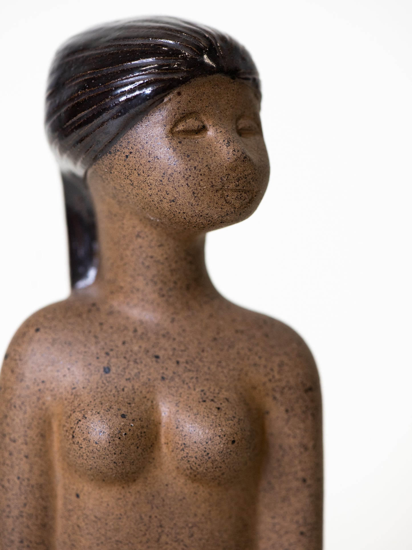 Vintage Mid-Century Kneeling Figure by TEKT - USSR, 1960s