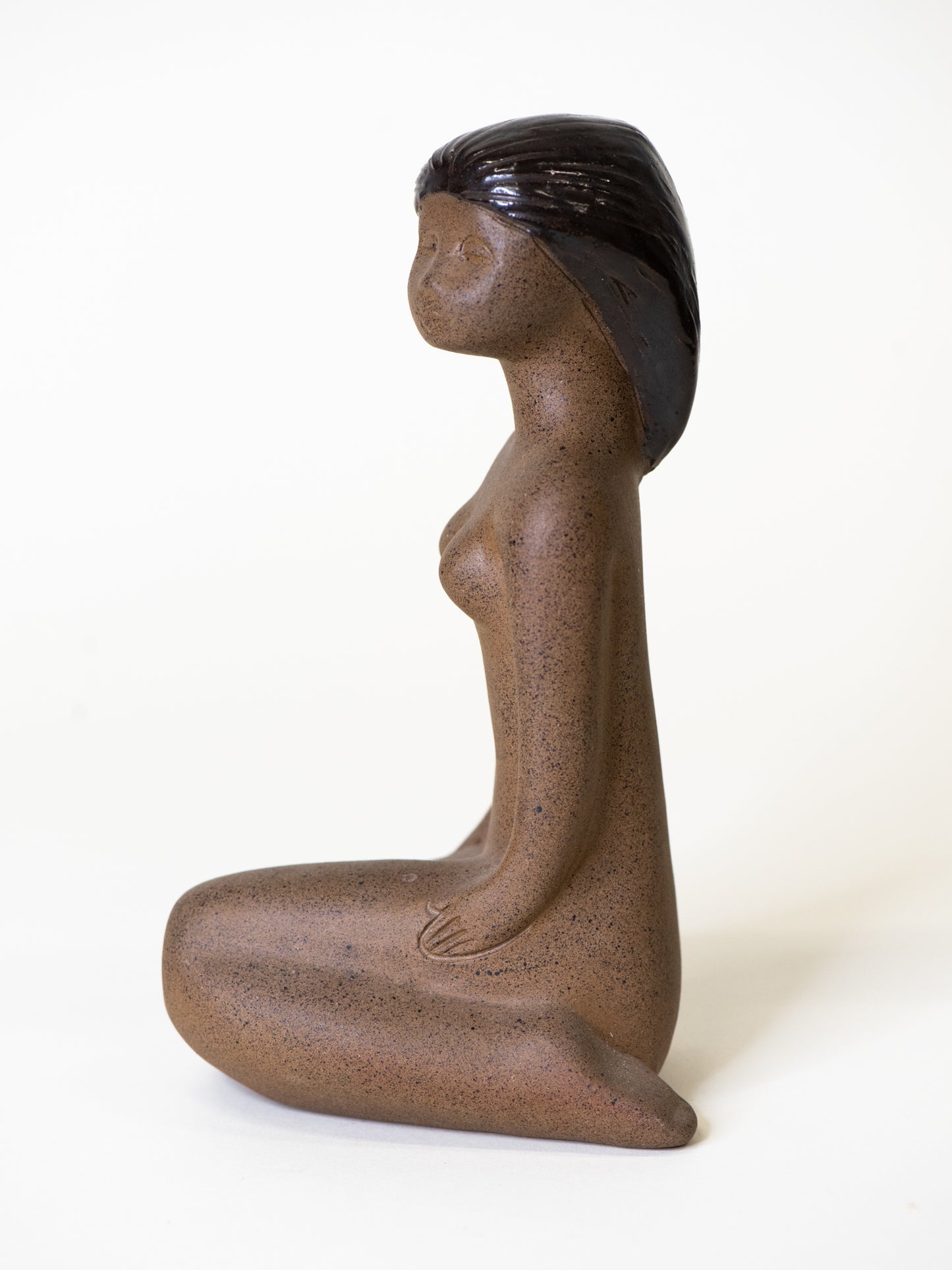 Vintage Mid-Century Kneeling Figure by TEKT - USSR, 1960s