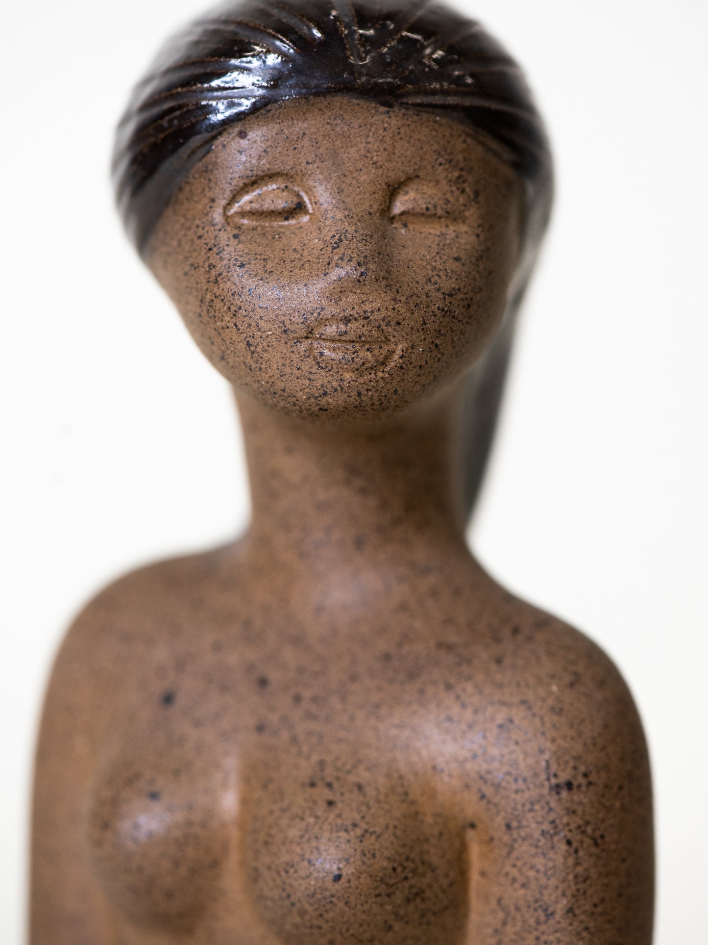 Vintage Mid-Century Kneeling Figure by TEKT - USSR, 1960s