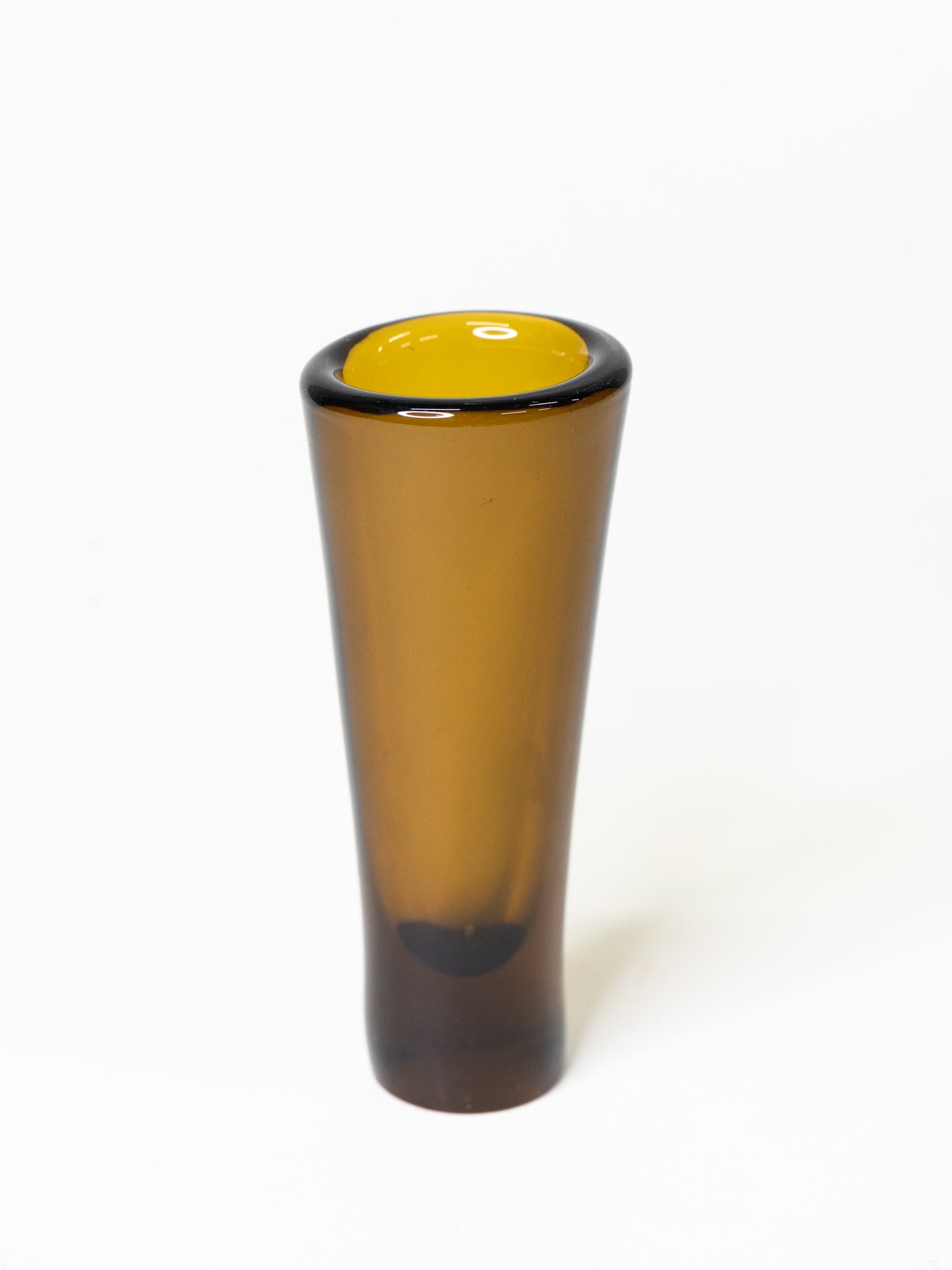 Iittala ‘Löytö’ Amber Glass Vase - Finland, 1950s