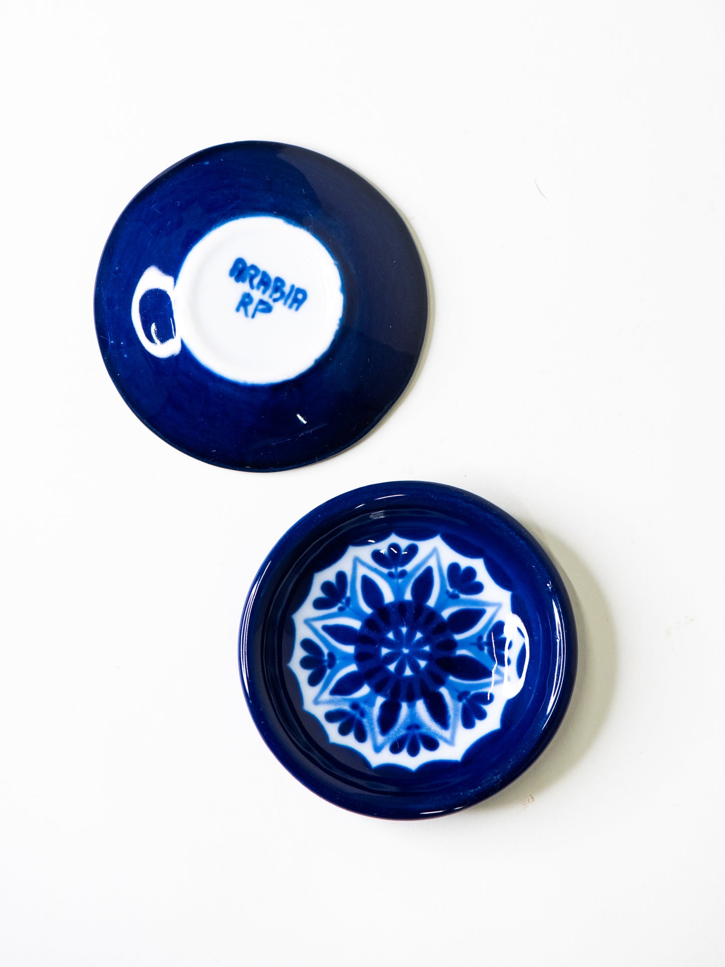 Pair of Hand-painted Mini Dishes by Arabia - Finland, 1960s