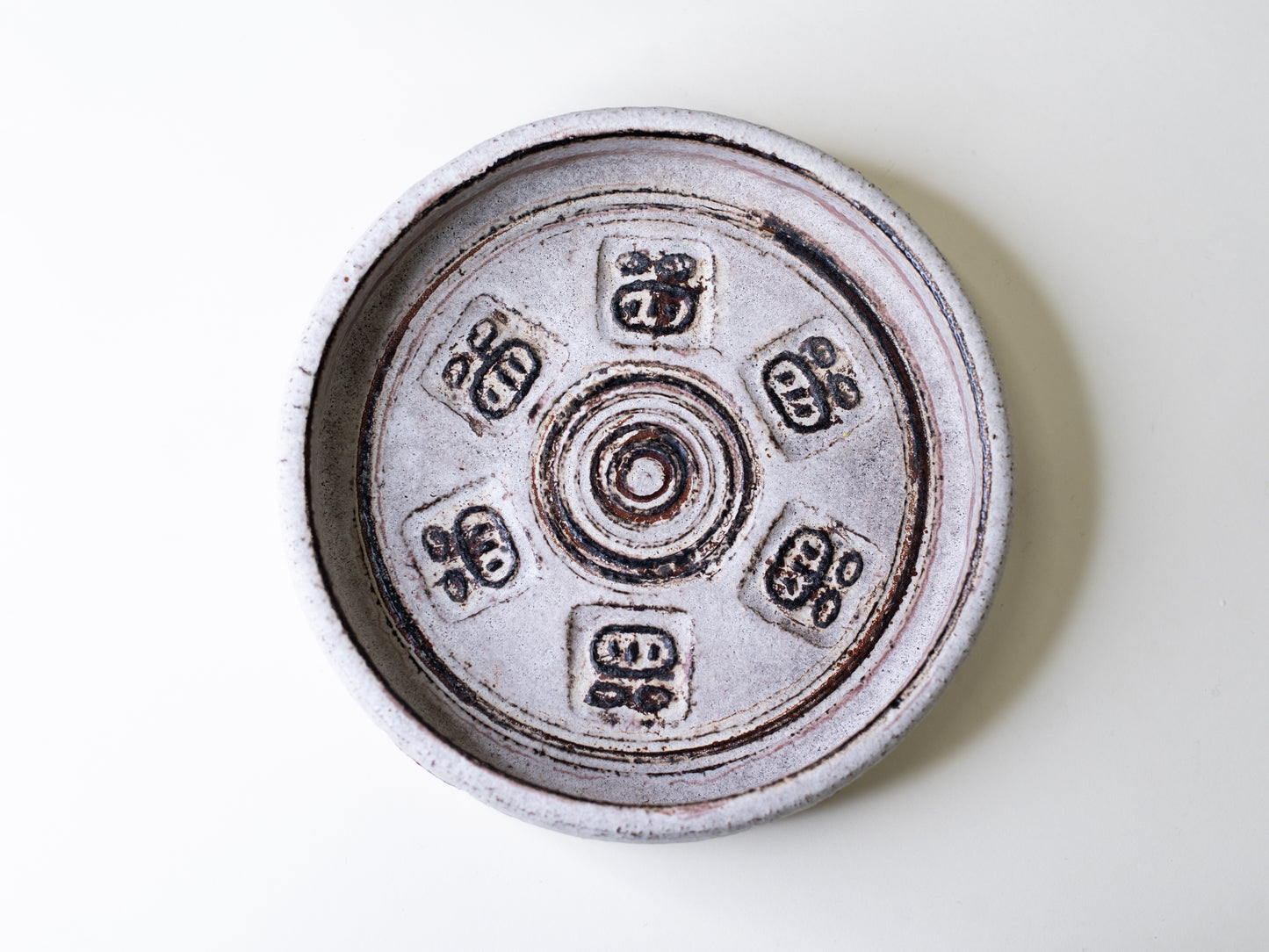 Vintage Brutalist Bowl by Henri Keramik - Denmark, 1960s