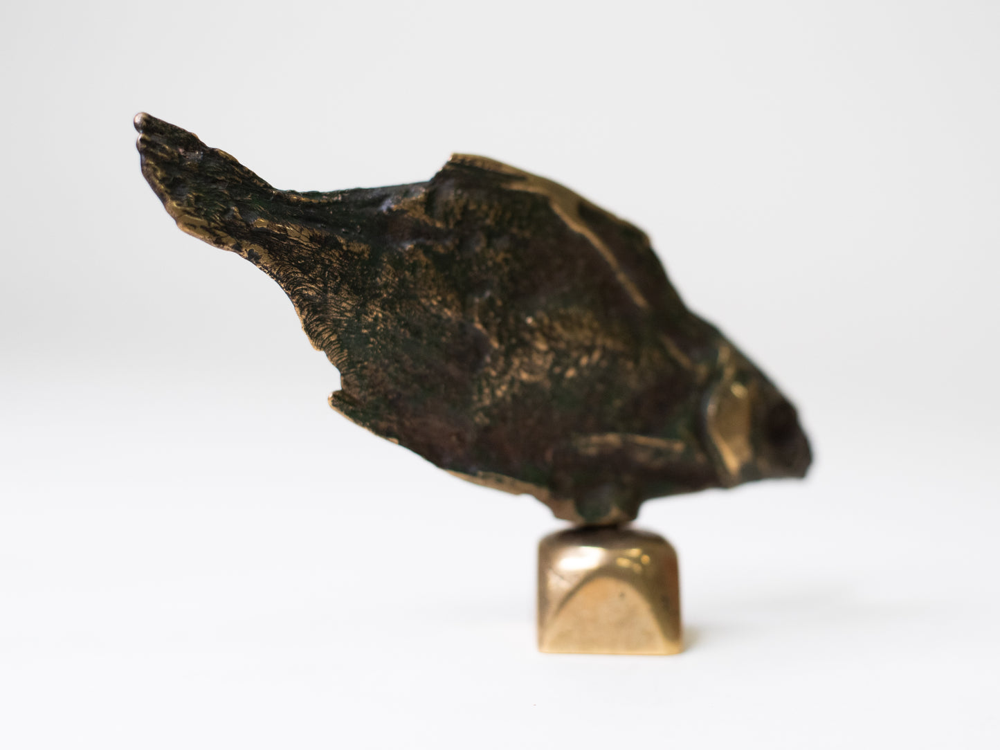Cast Bronze Fish Sculpture - Finland, 1960s