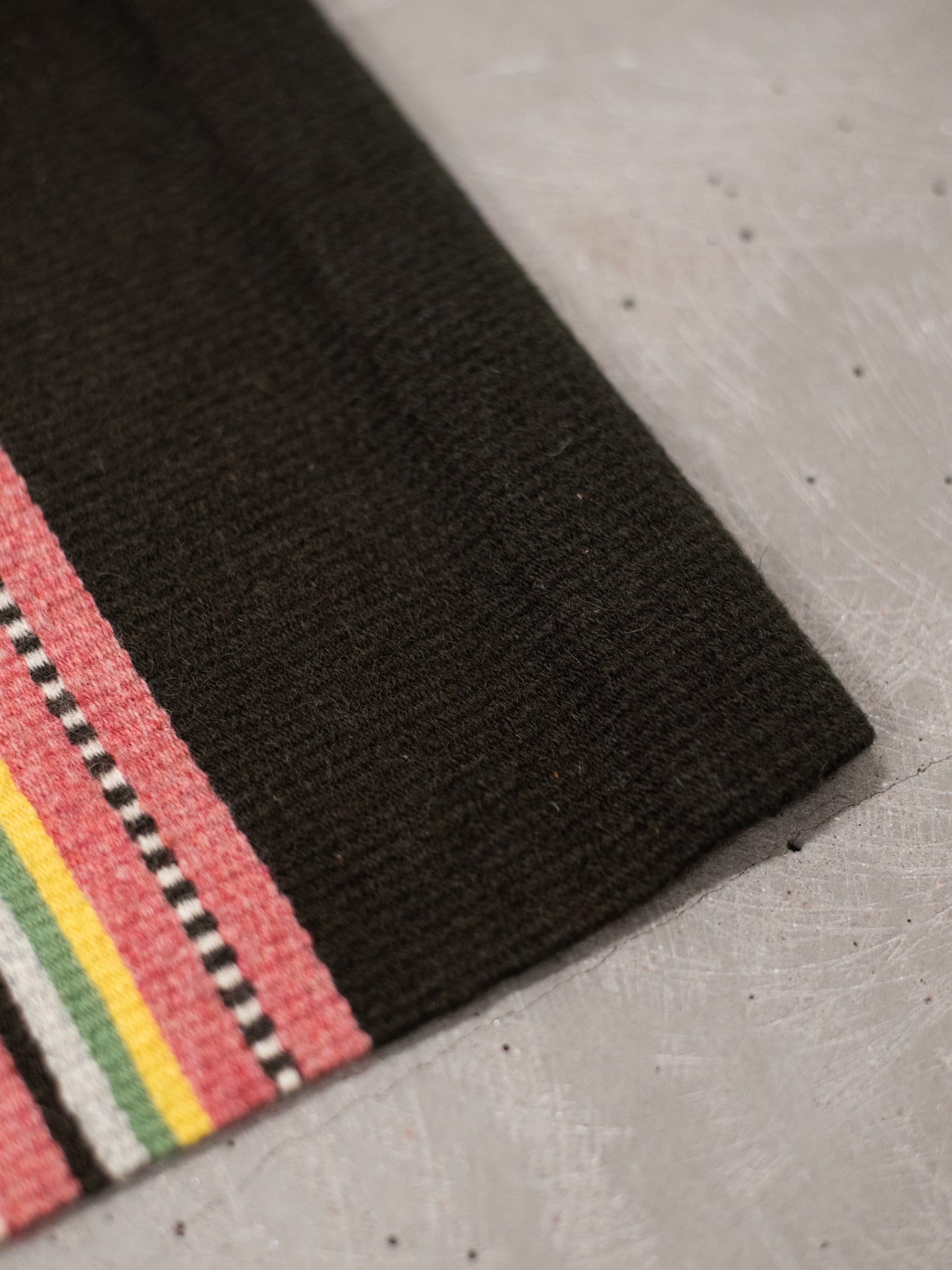 Large Vintage Wall Textile, Handwoven Wool - Finland, 1970s