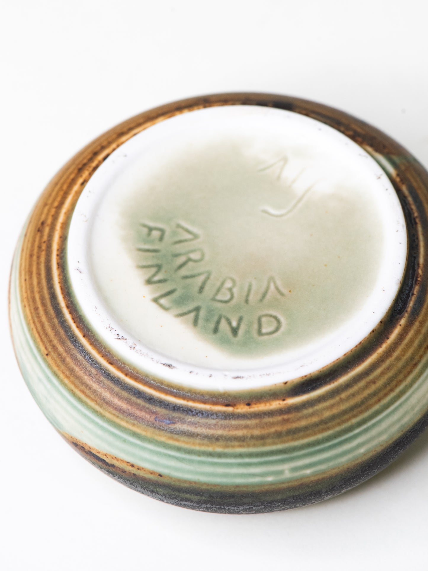Arabia Ceramic Art Bowl by Anja Jaatinen-Winqvist - Finland, 1960s