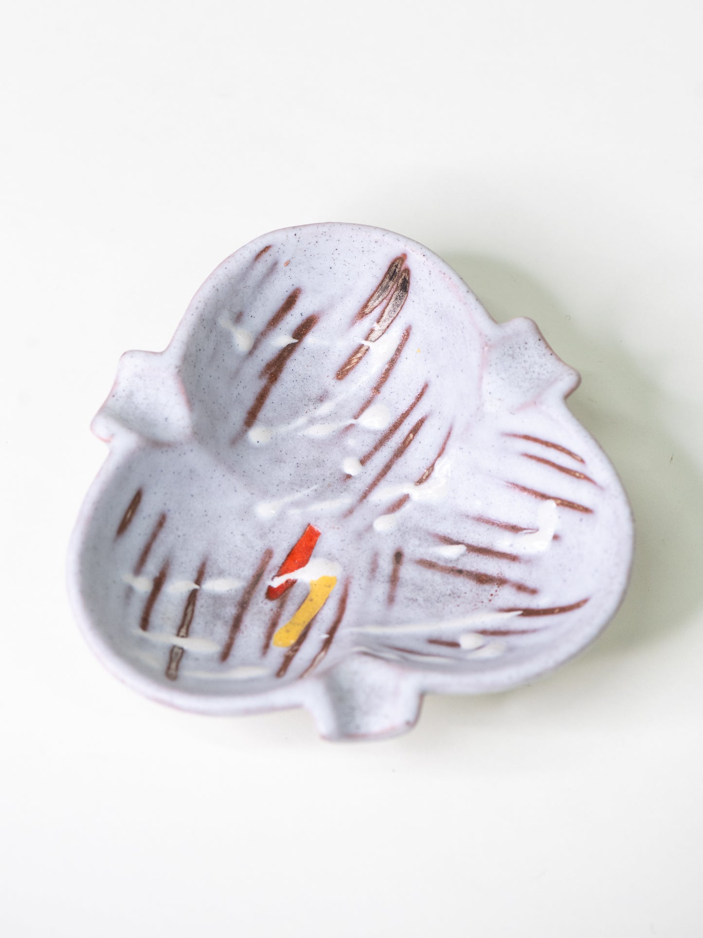 Hand-Painted Mid-Century Ceramic Ashtray - Germany, 1960s