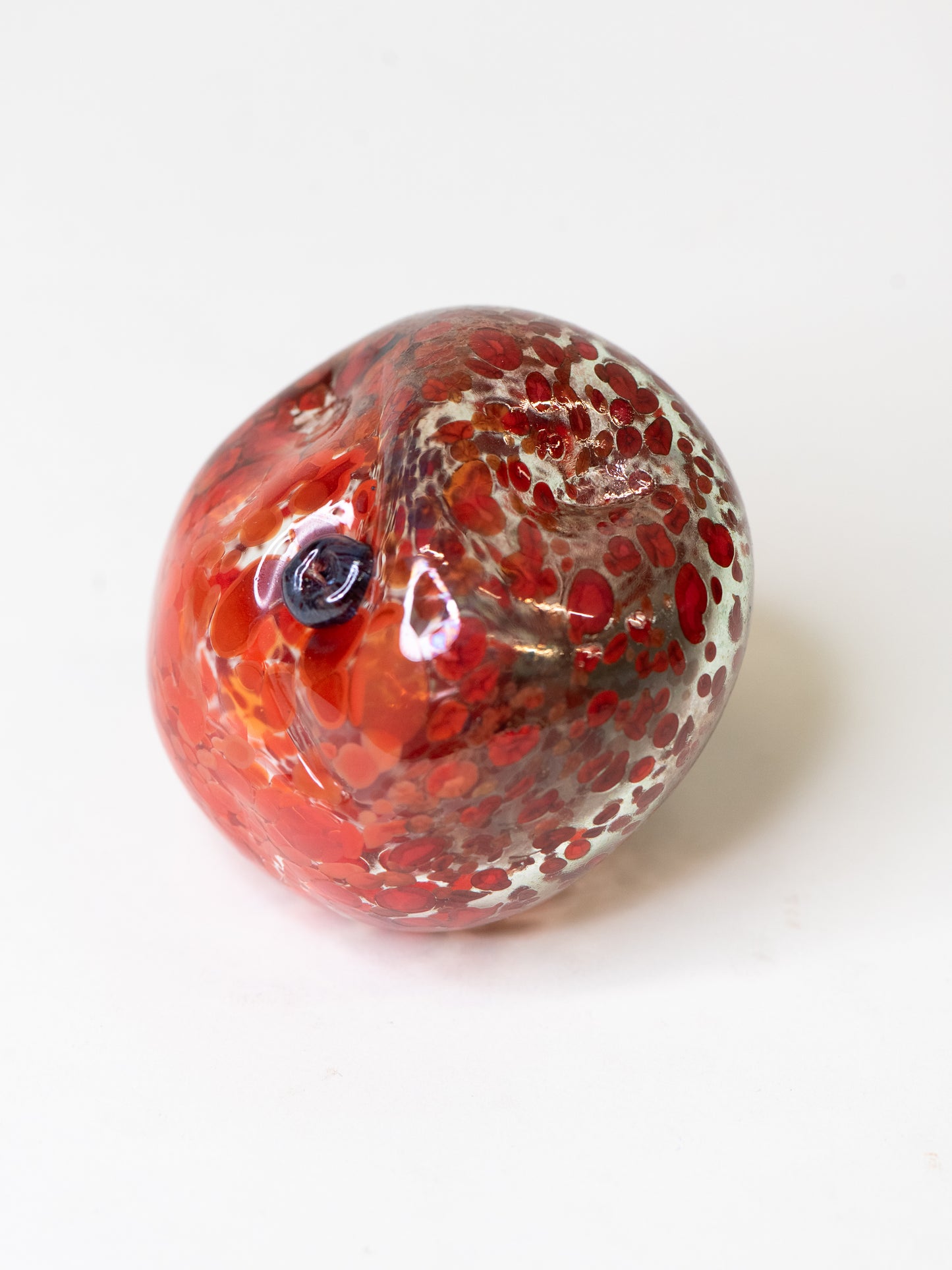 Handblown Vintage Art Glass Apple