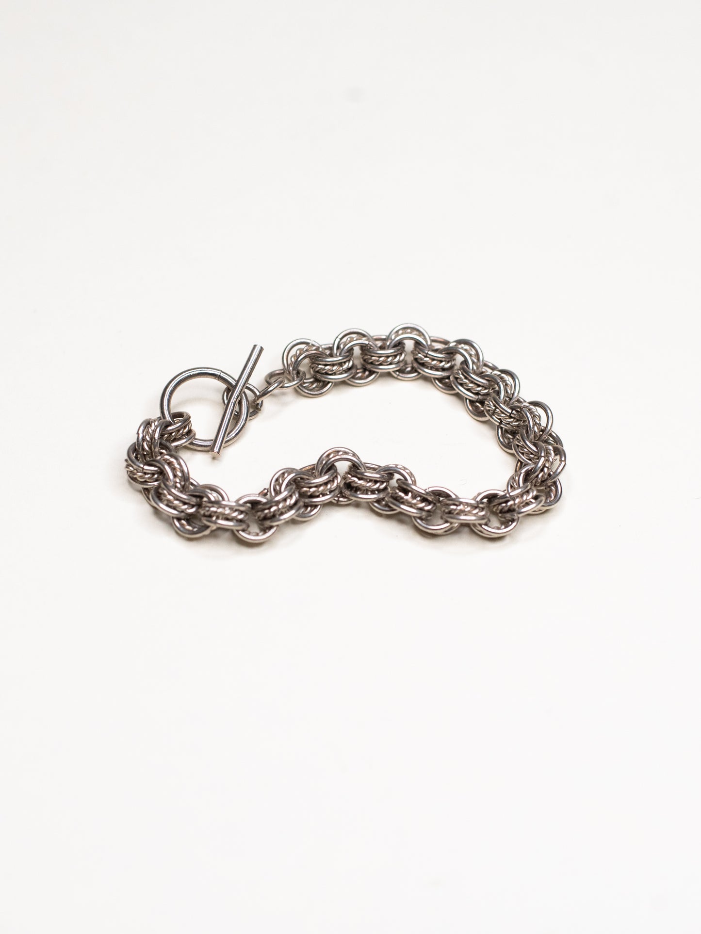Vintage Sterling Silver Chain Bracelet