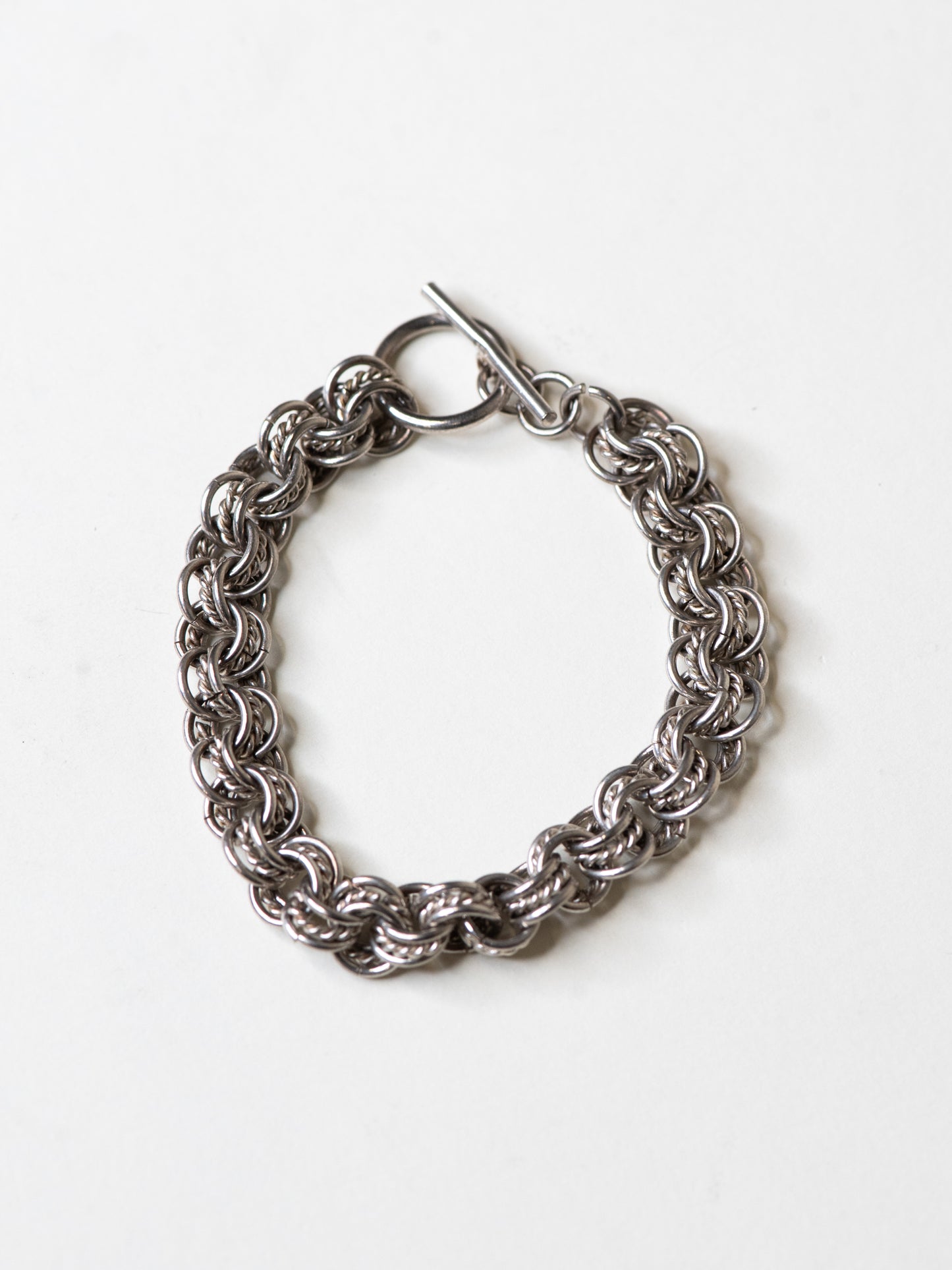 Vintage Sterling Silver Chain Bracelet