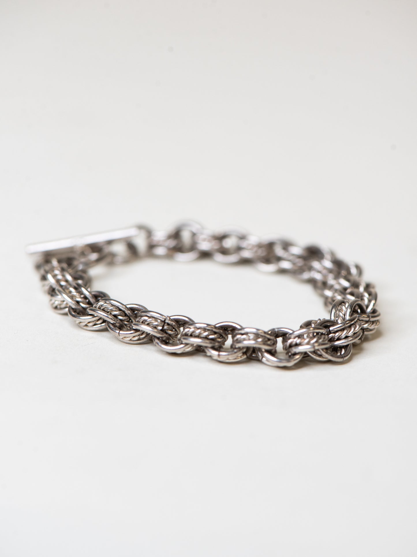 Vintage Sterling Silver Chain Bracelet