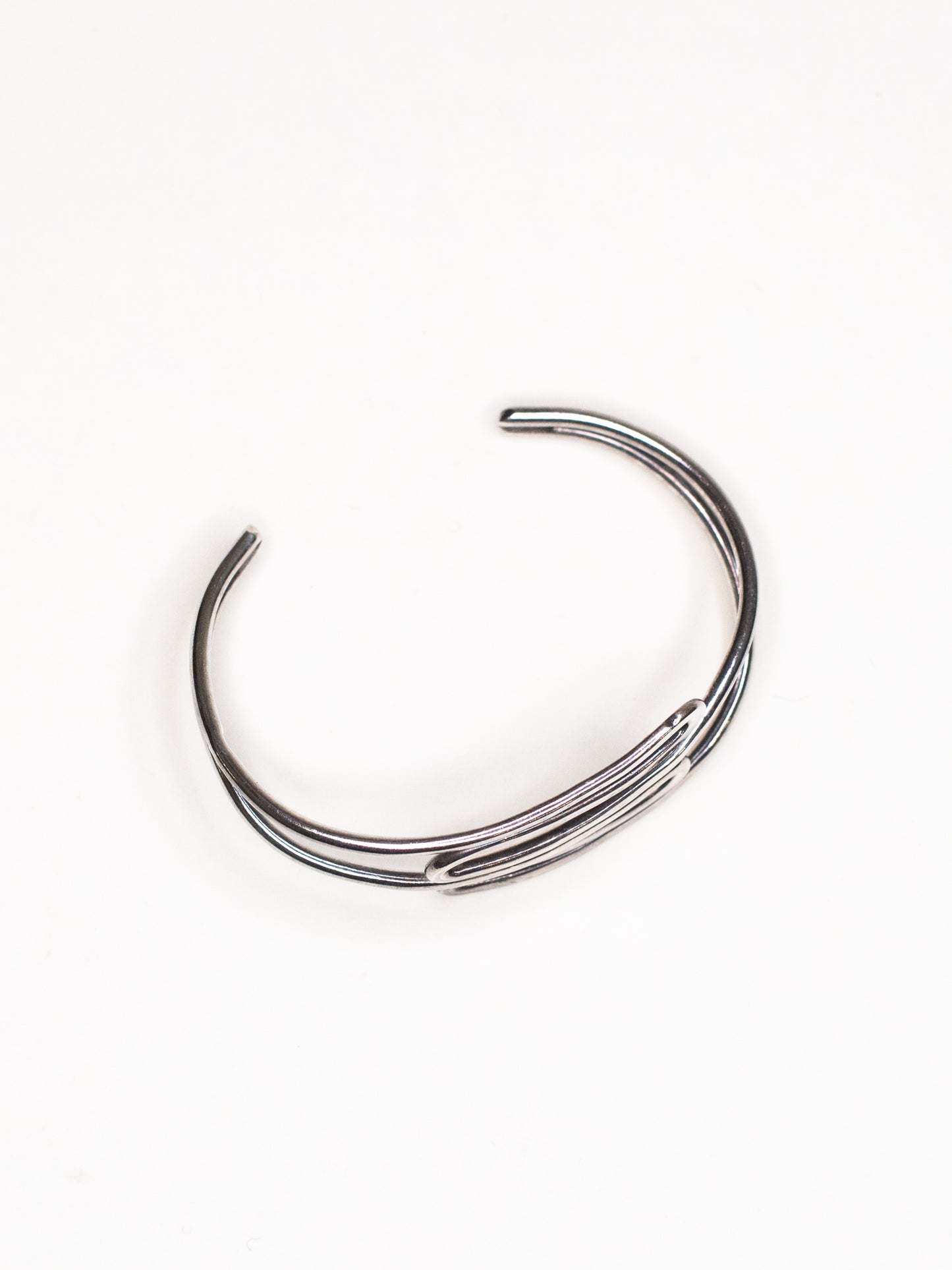 Vintage Modernist Sterling Silver Cuff