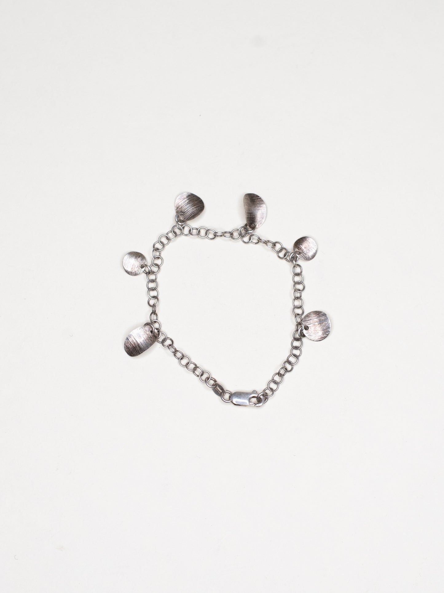Vintage Silver Charm Bracelet by GHA - Sweden 1960's–70's