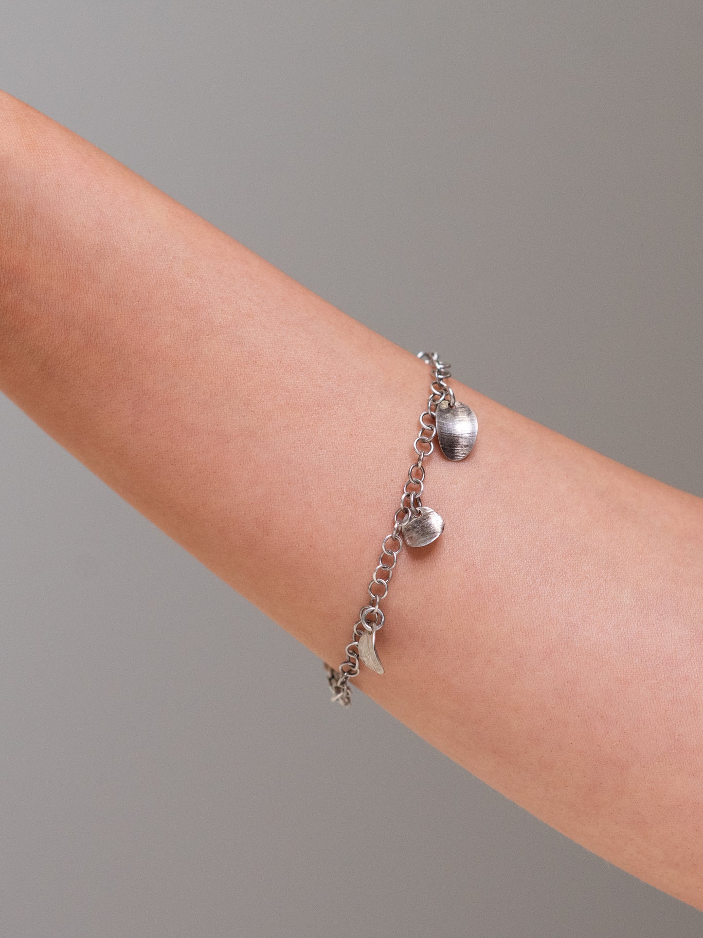 Vintage Silver Charm Bracelet by GHA - Sweden, 1960's