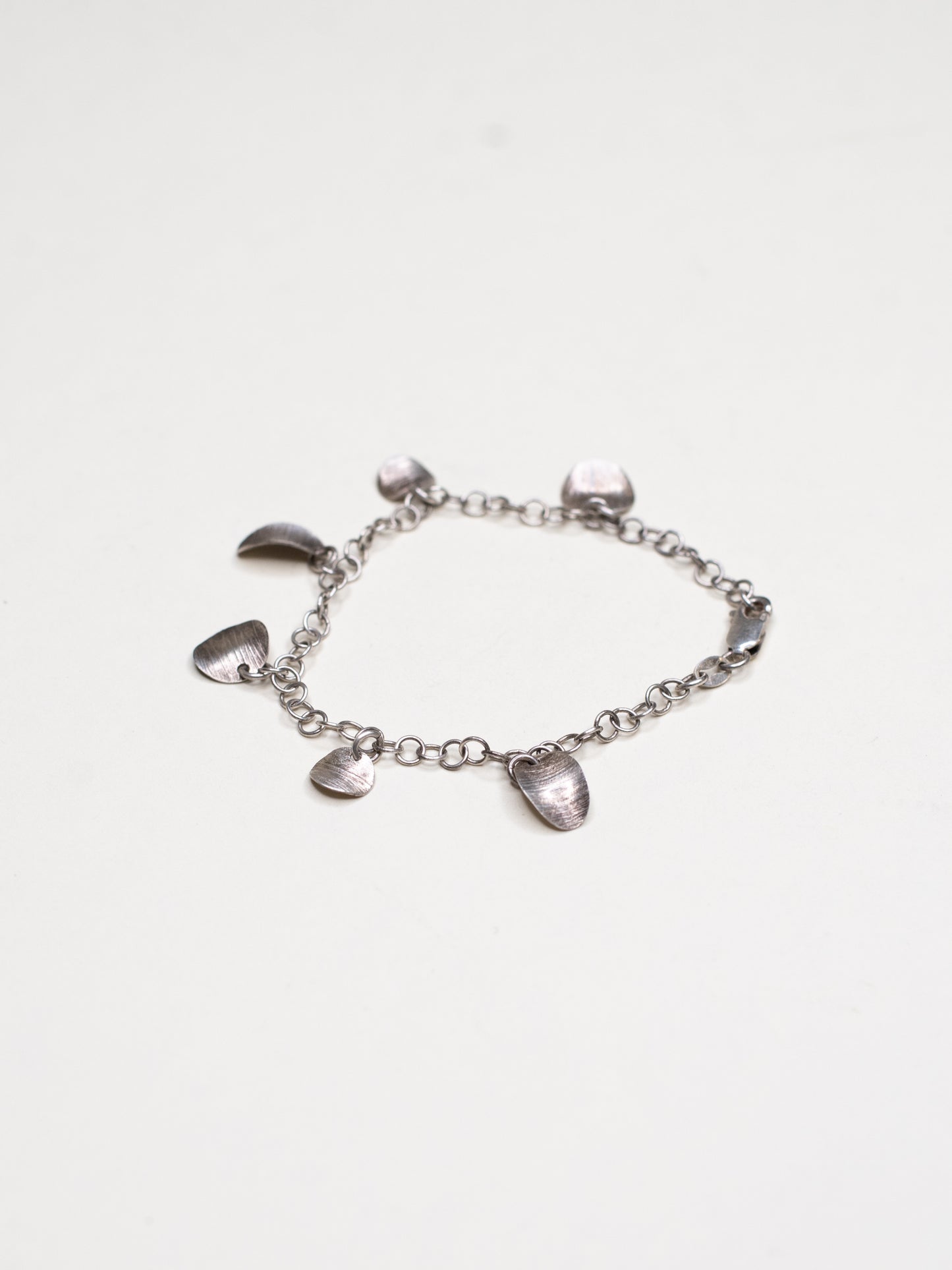 Vintage Silver Charm Bracelet by GHA - Sweden 1960's–70's