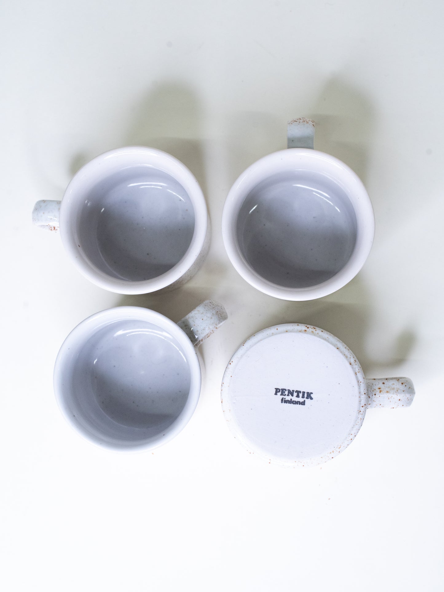 Set of Rare 1970’s ”Riekko” Mugs by Peter Winquist for Pentik