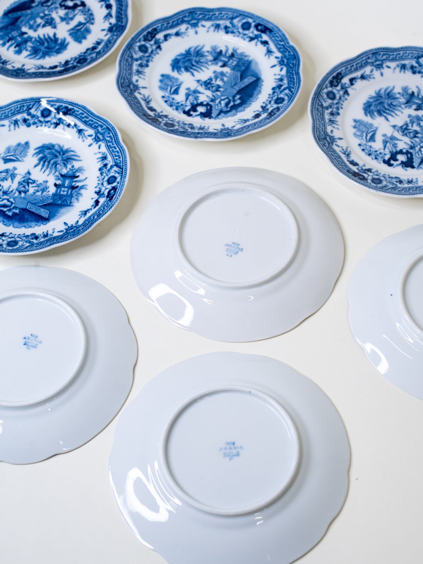 Arabia ‘Singapore’ Side Plates – Set of 8