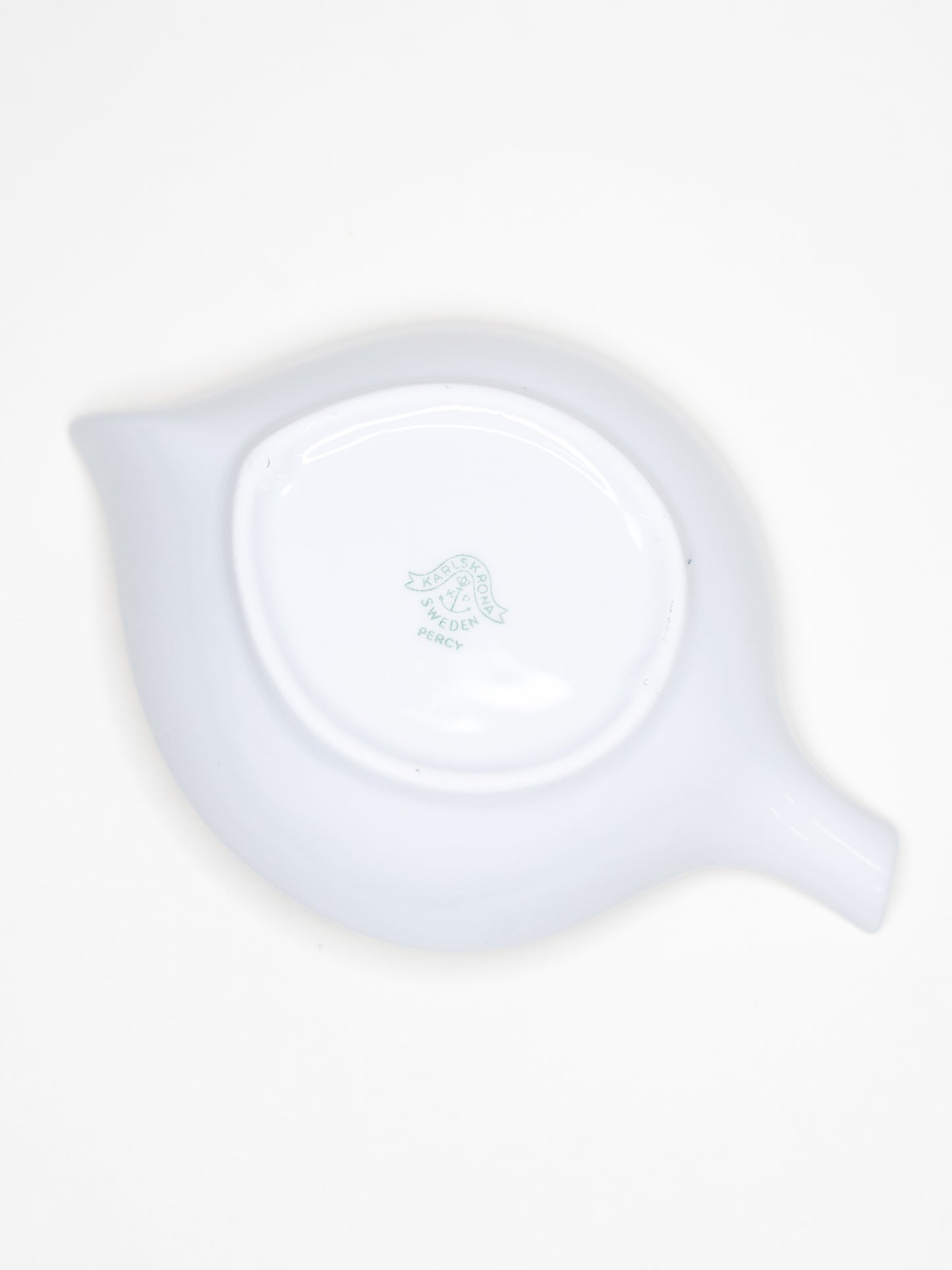 White Porcelain Dish by Arthur Percy for Karlskrona - Sweden, 1950's