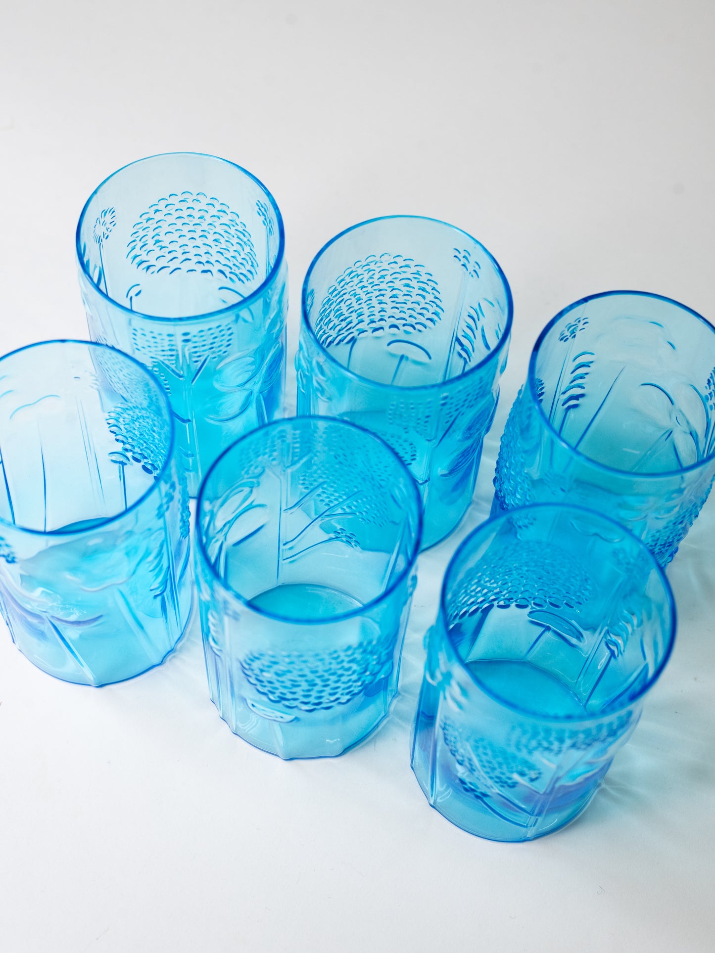 Vintage "Flora" Glasses by Oiva Toikka for Nuutajärven Lasi - Set of 6