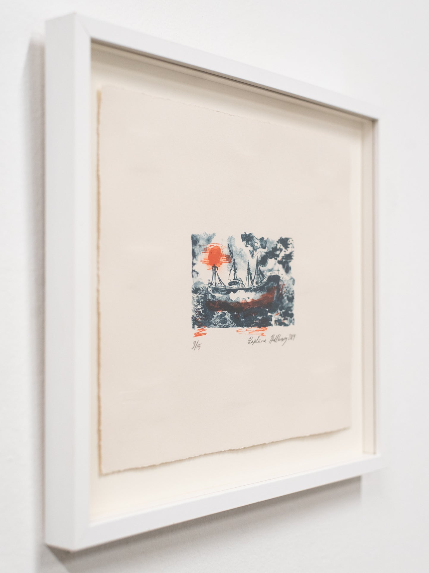 Limited Edition Woodcut Print by Karoliina Hellberg (2014)
