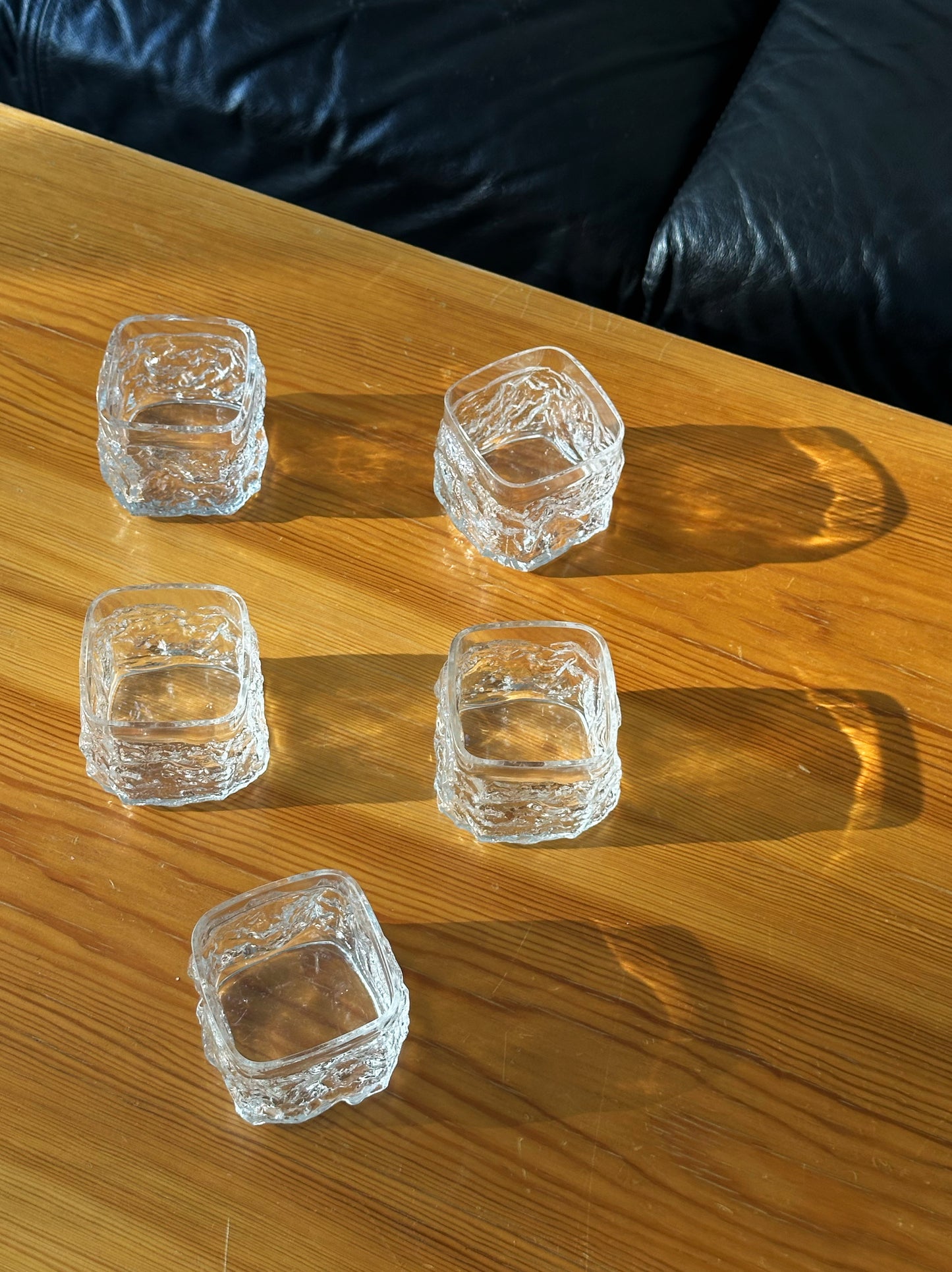 Kumela 'Natura' Glasses by Kaj Blomqvist, 1970s - Set of 5