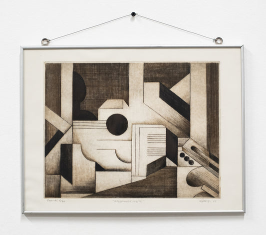 Limited Edition Etching 'Elektronisk musik' by Georg Nilsson (1982)